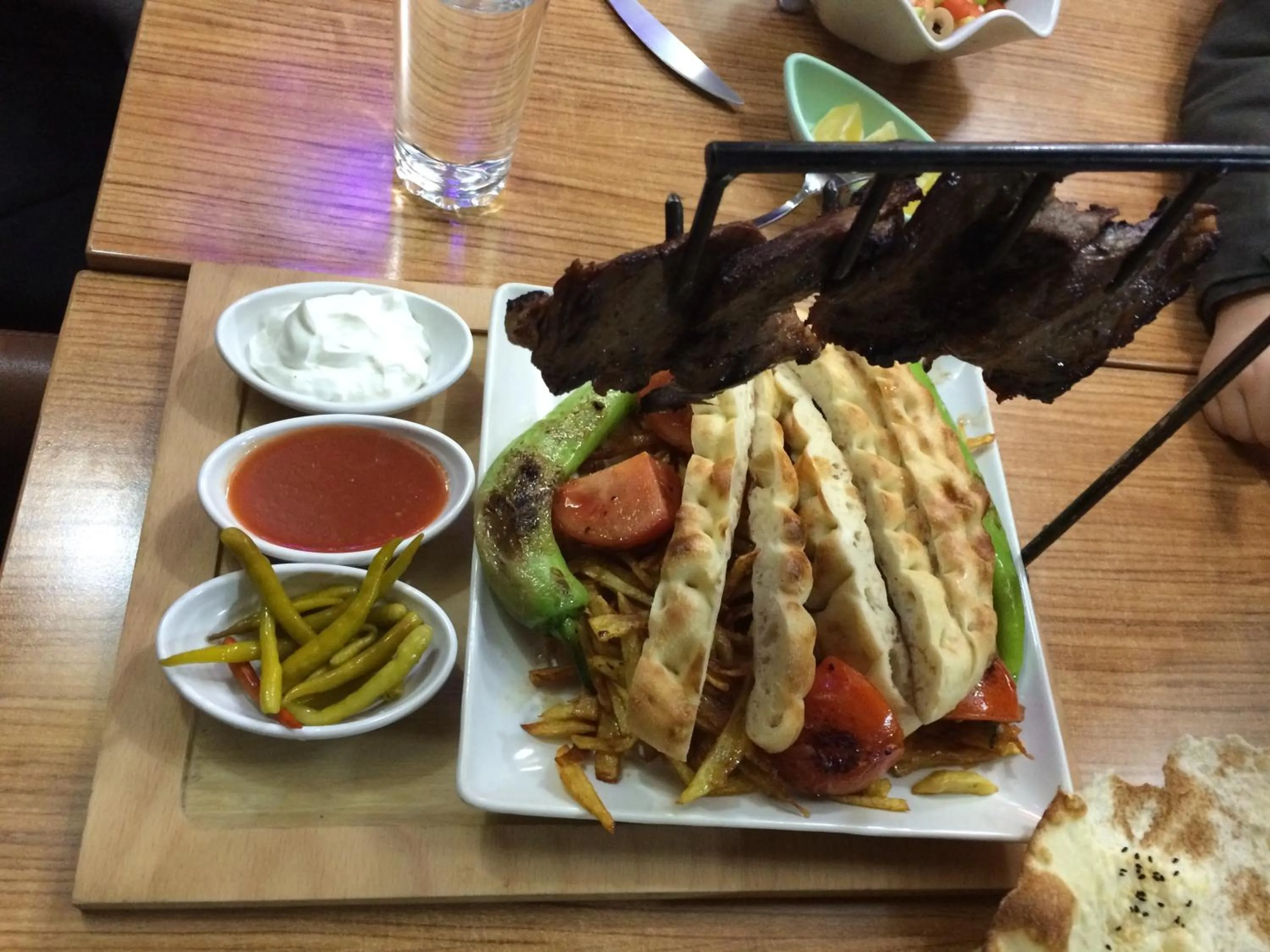 Food close-up in Bayraktar Hotel