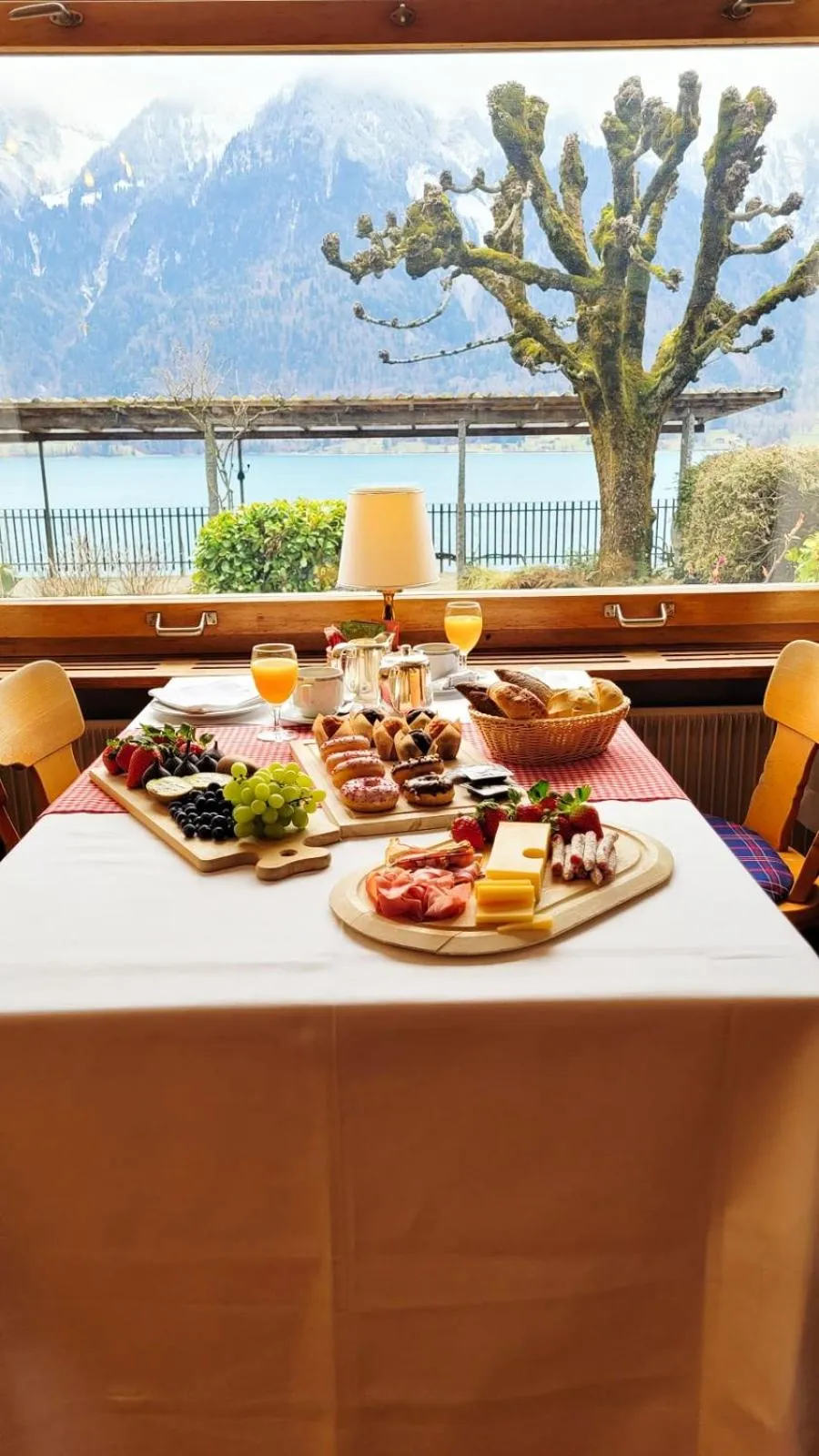 Lake view in Alpina Boutique Hotel Interlaken - Ringgenberg - Adults only !