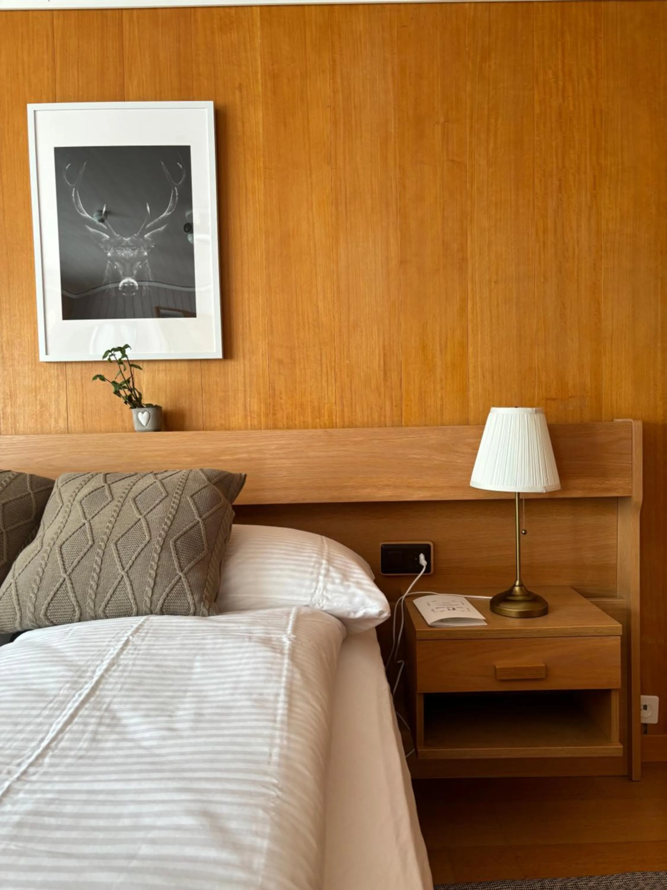 Bed in Alpina Boutique Hotel Interlaken - Ringgenberg - Adults only !