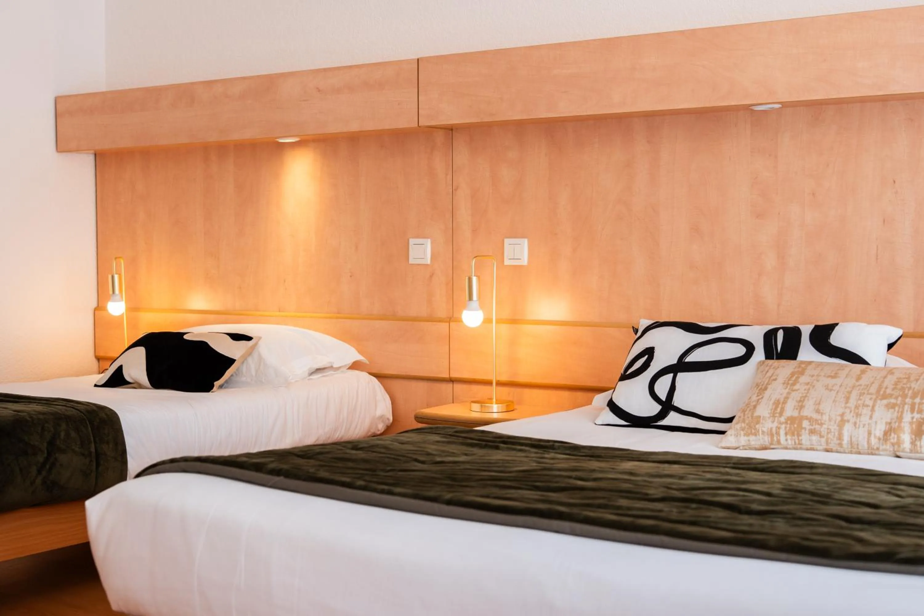 Bed in Hotel Arena le Refuge