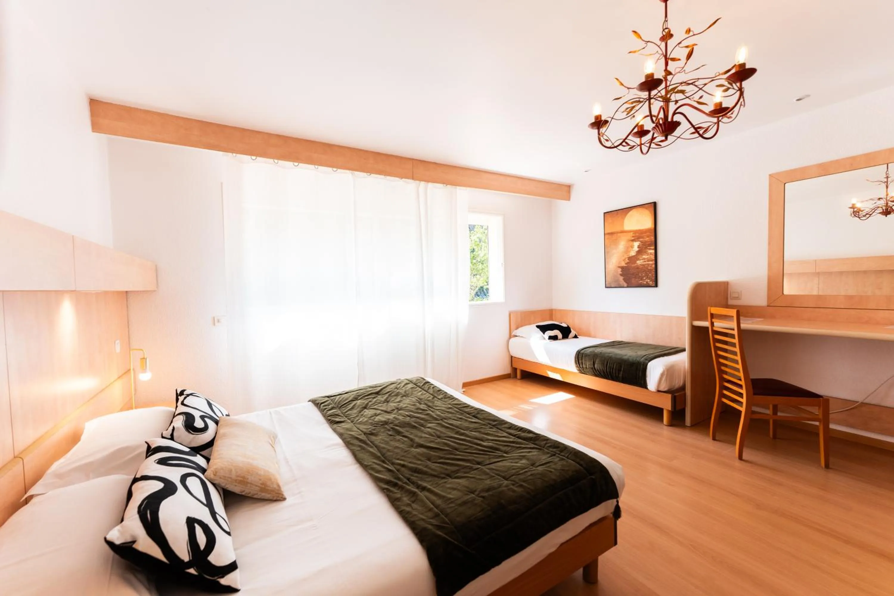 Bed in Hotel Arena le Refuge