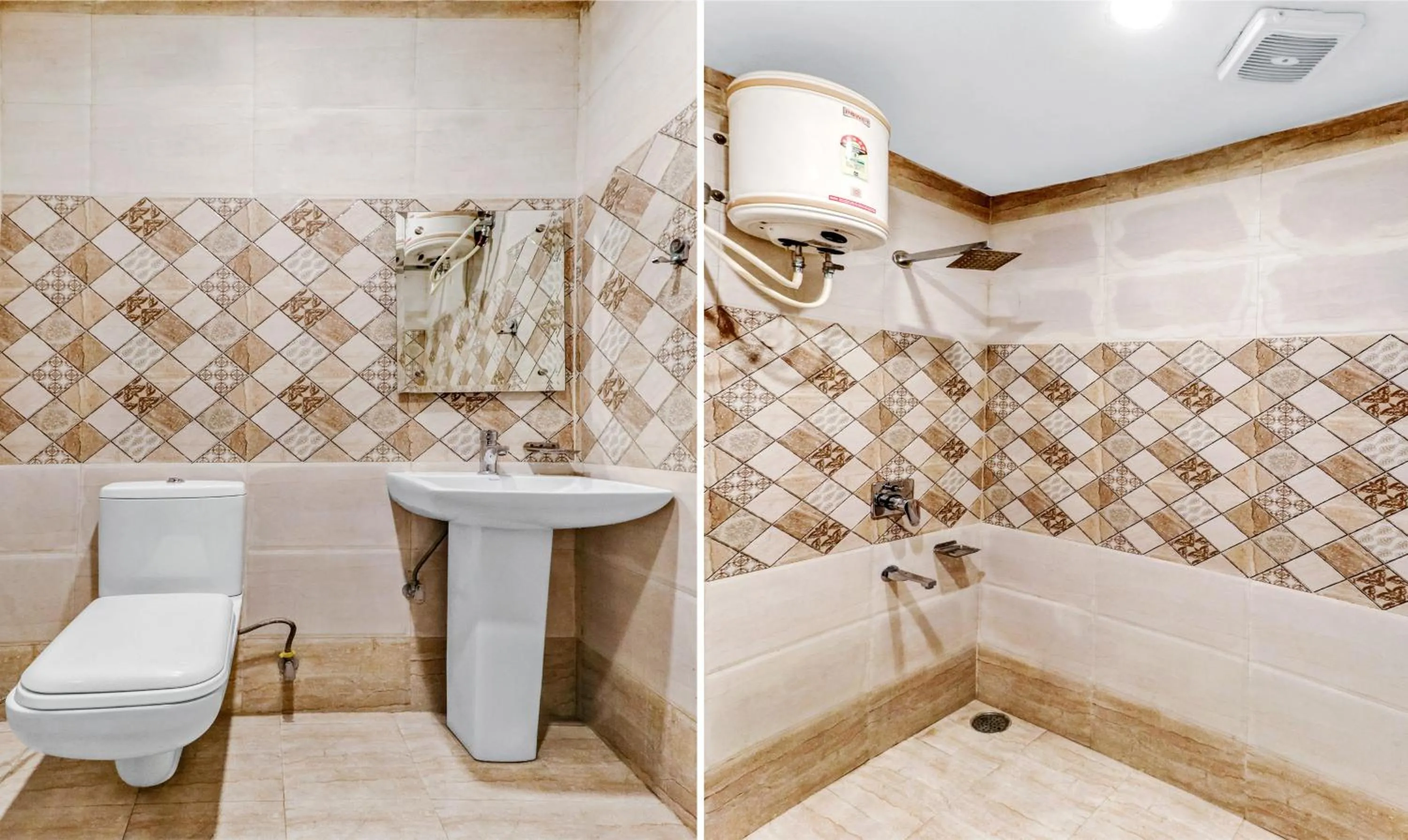 Shower in Hotel Royal Residency Near ISBT-Max Hospital Mohali Chandigarh