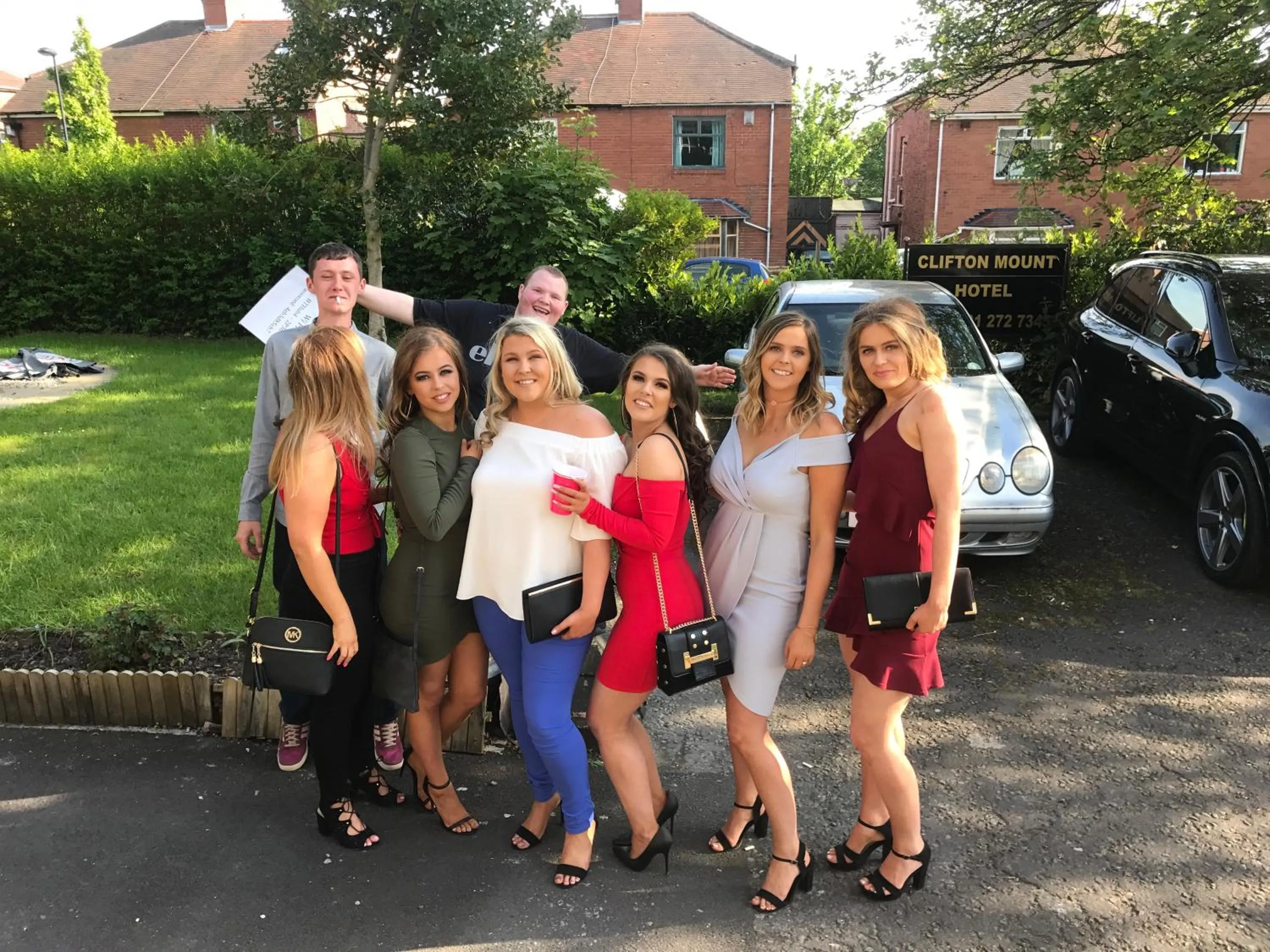 group of guests in The Clifton Hotel Newcastle