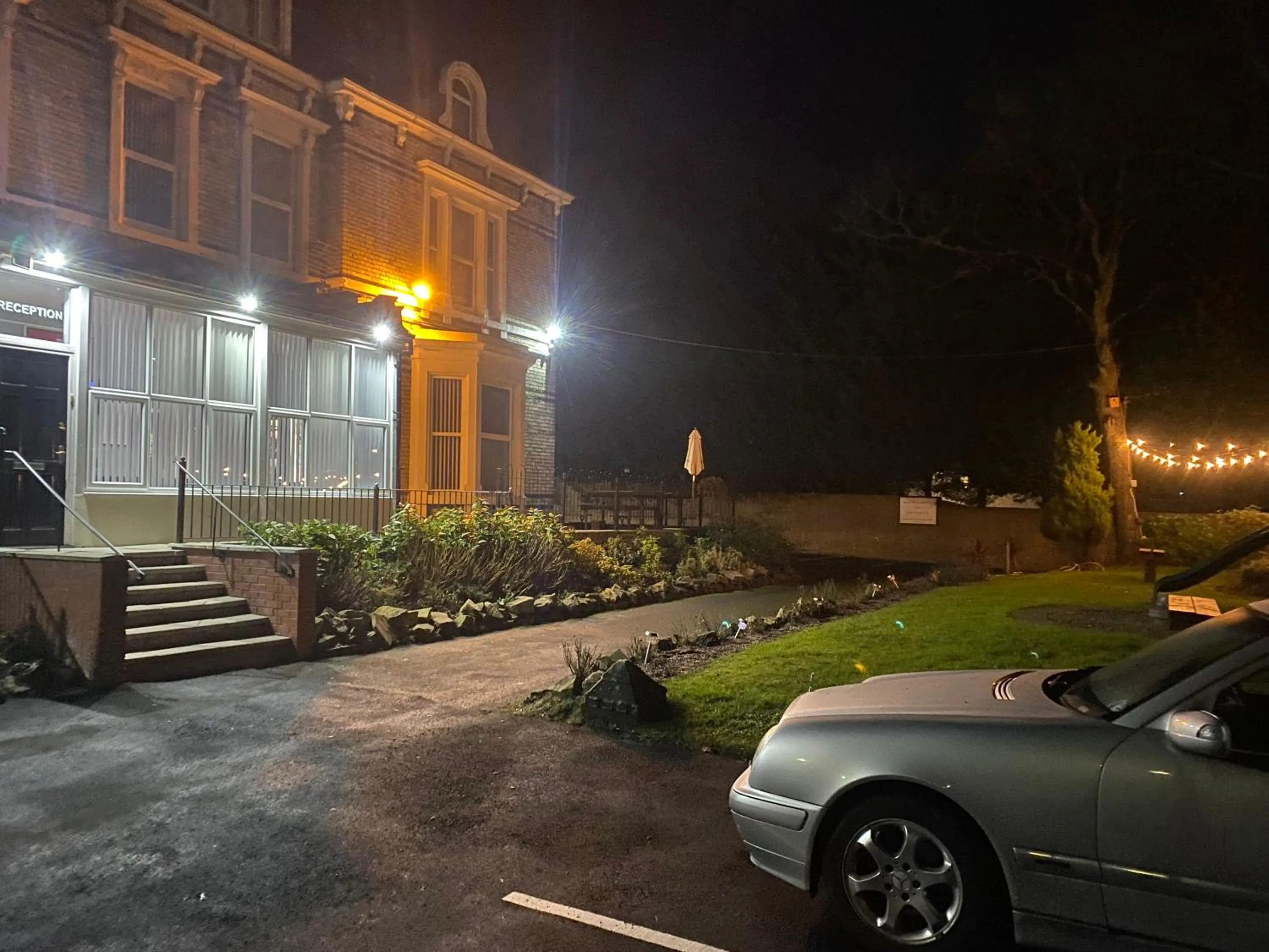 Garden in The Clifton Hotel Newcastle