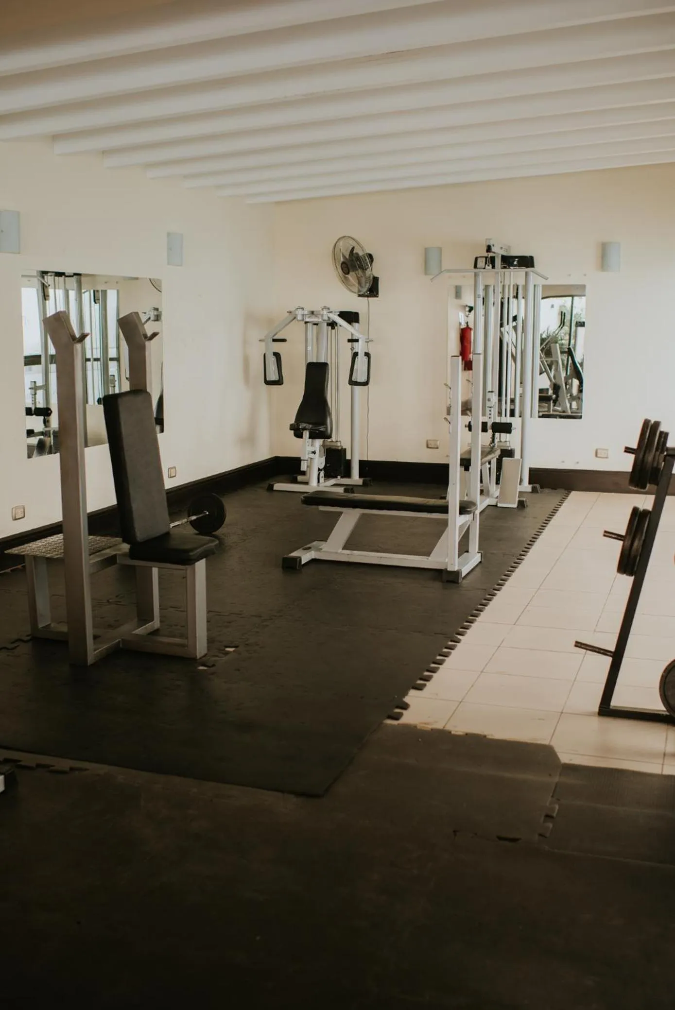 Fitness centre/facilities in Premium Tower Suites Mendoza