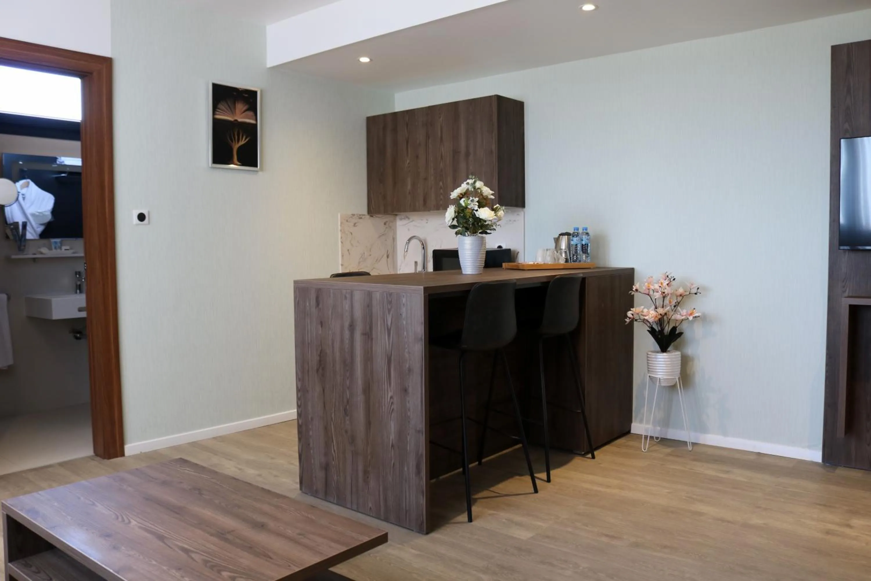 Kitchen or kitchenette in El Aziz Inn