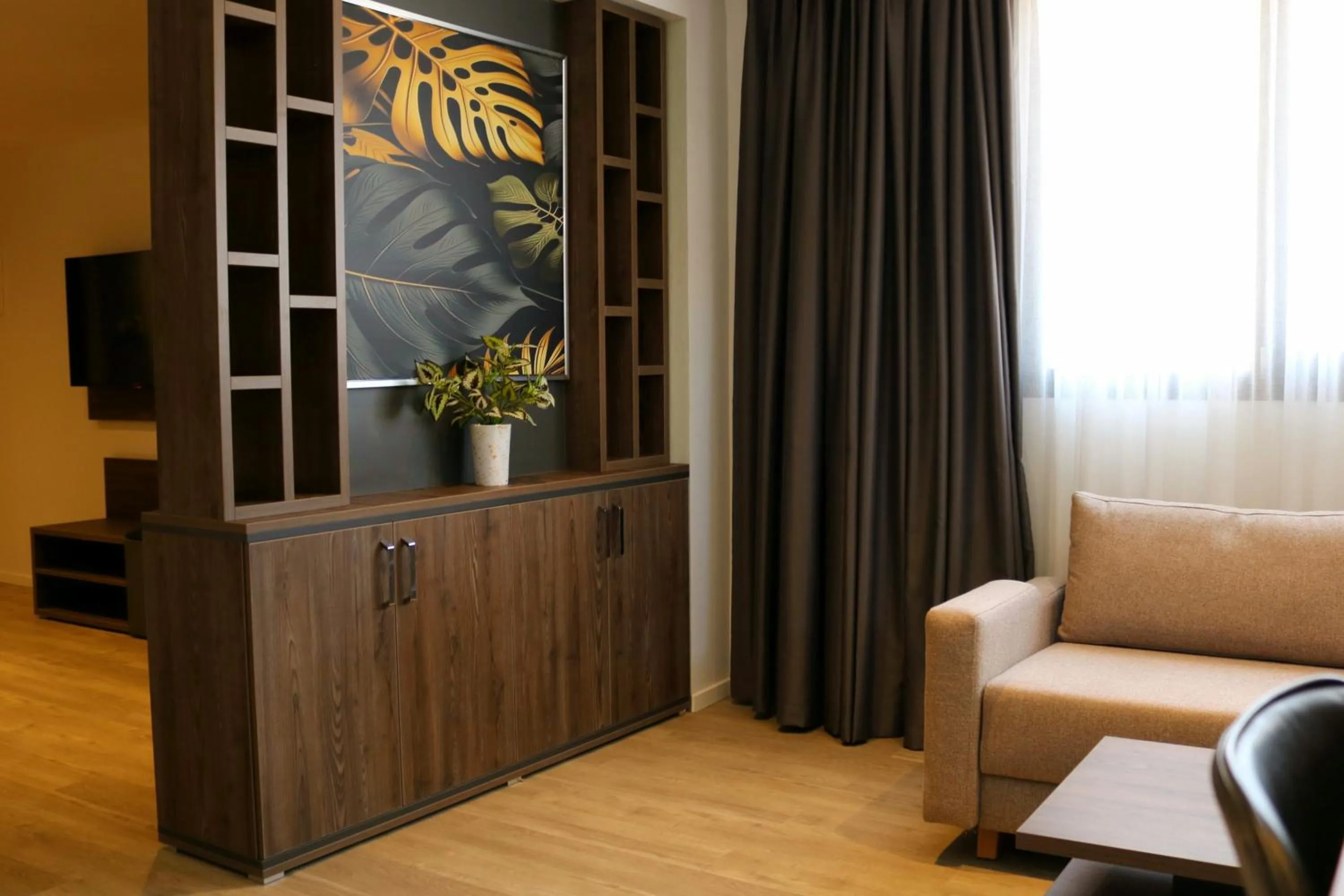 Seating area in El Aziz Inn