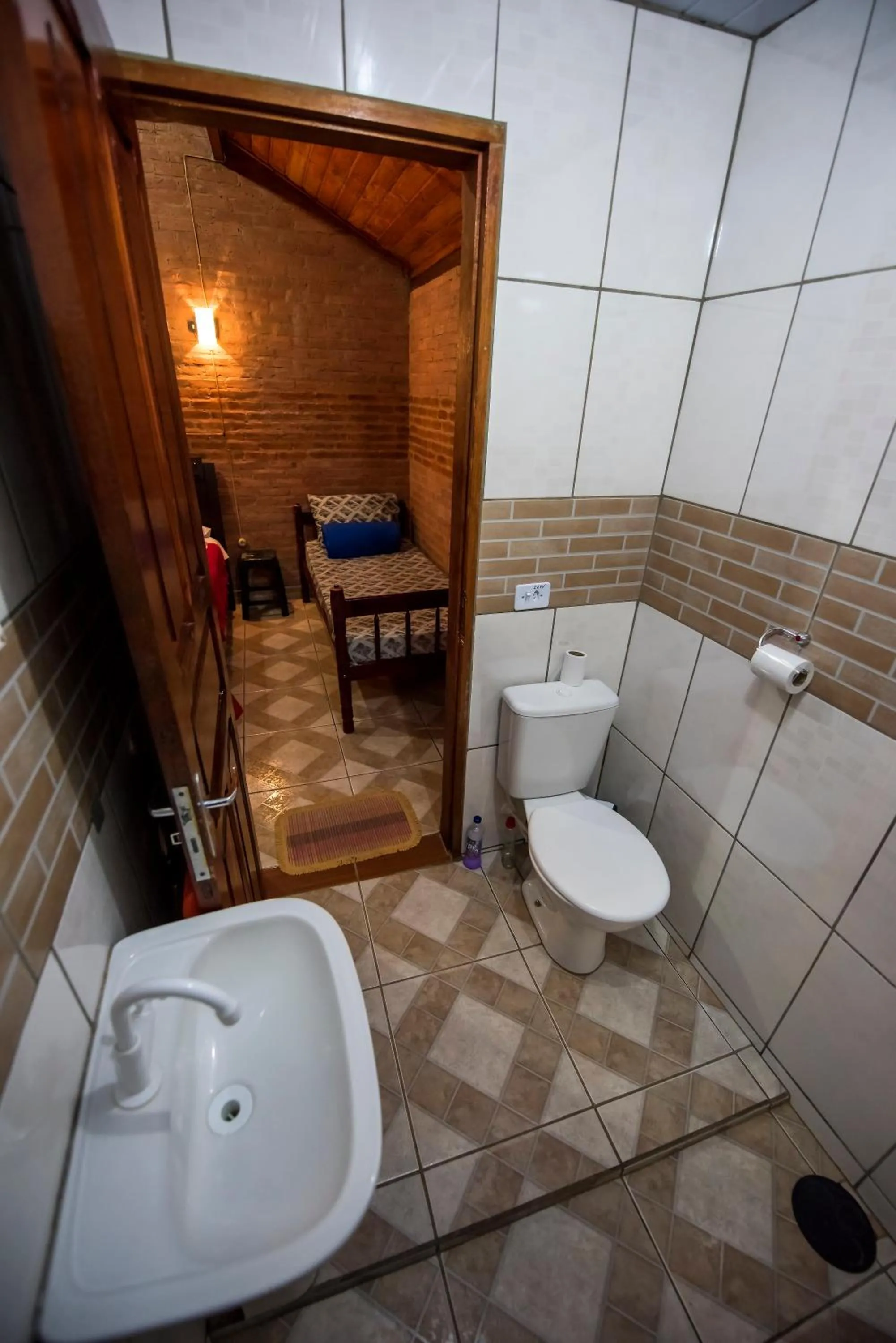 Bathroom in Chalés Pedacim du Céu