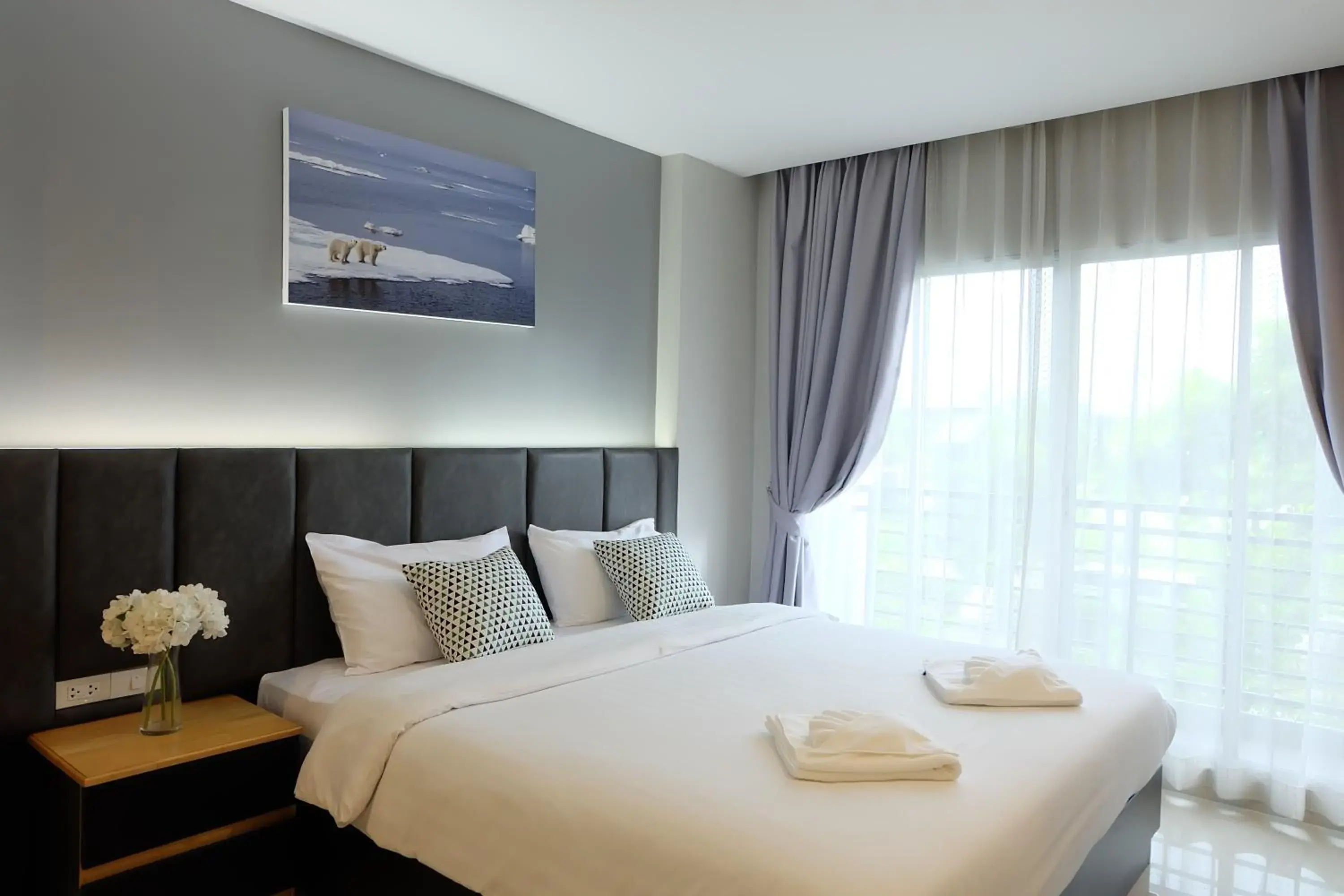 Bed in Interpark Hotel & Residence, Eastern Seaboard Rayong Bed in Interpark Hotel & Residence, Eastern Seaboard Rayong