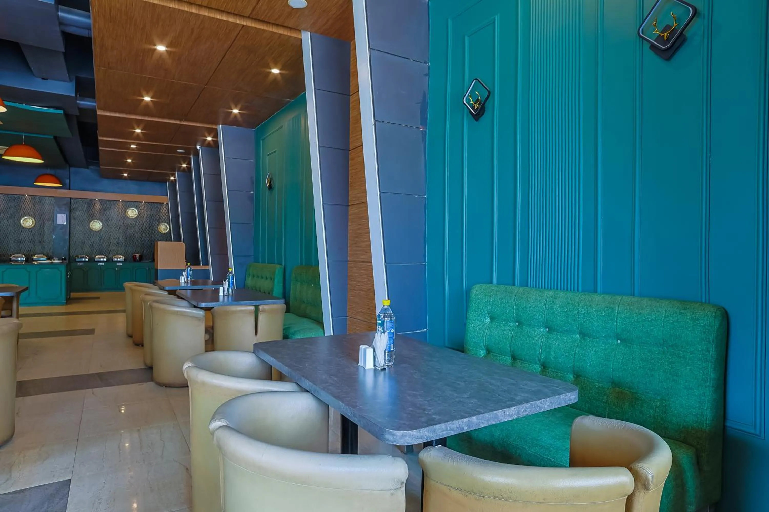 Dining area in Max Hotels Prayagraj