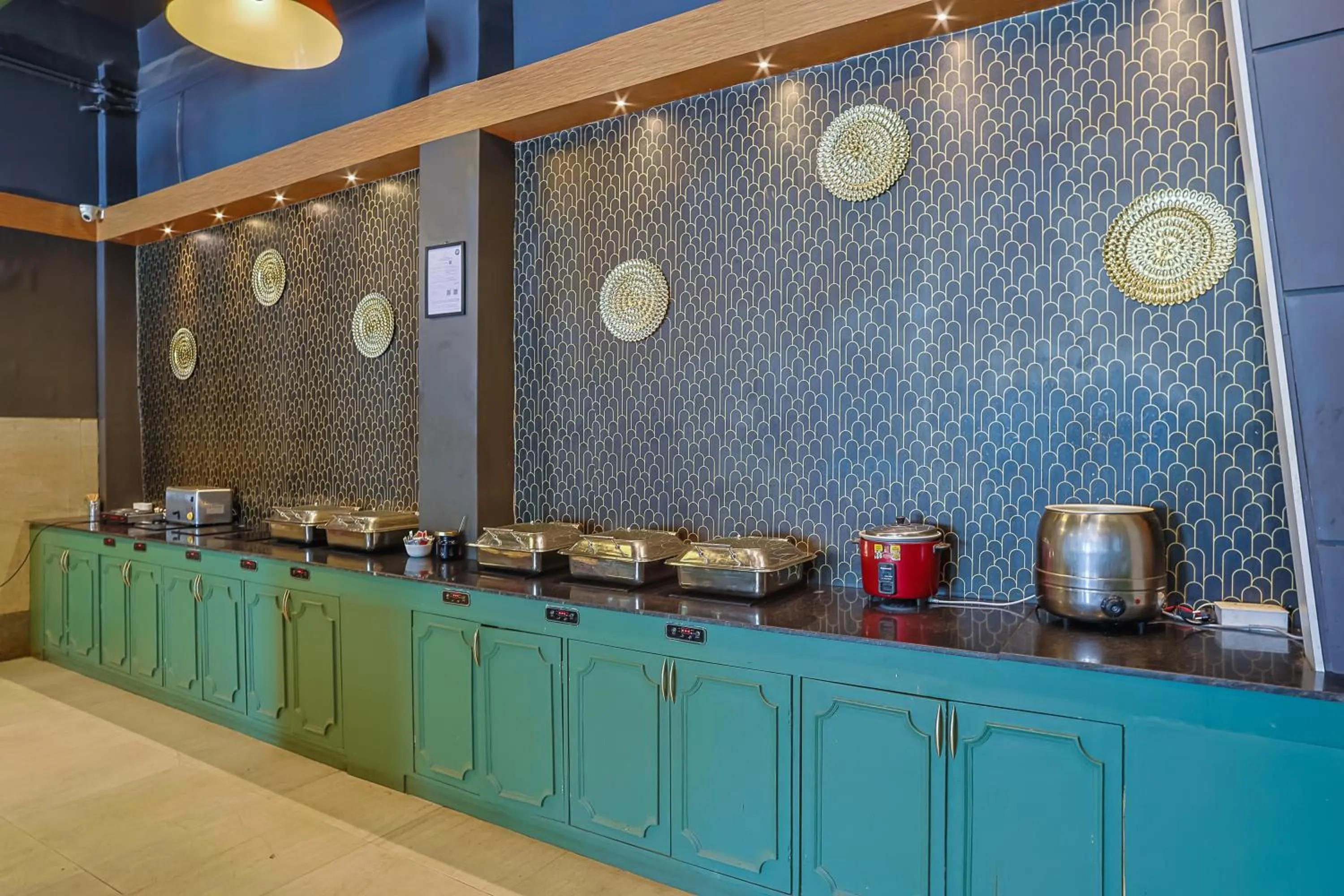 Dining area in Max Hotels Prayagraj