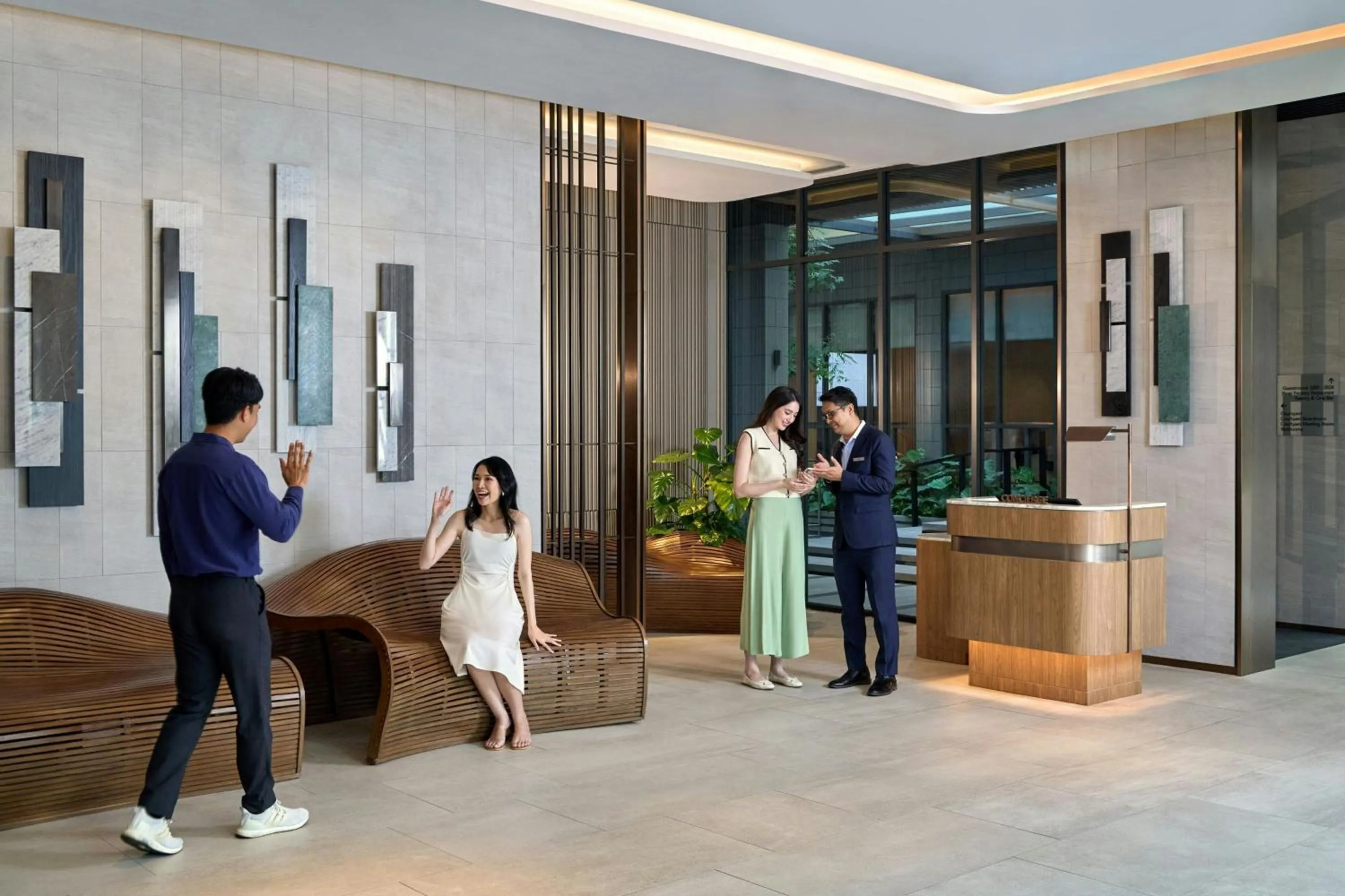 Lobby or reception in Courtyard by Marriott Bangkok Sukhumvit 20