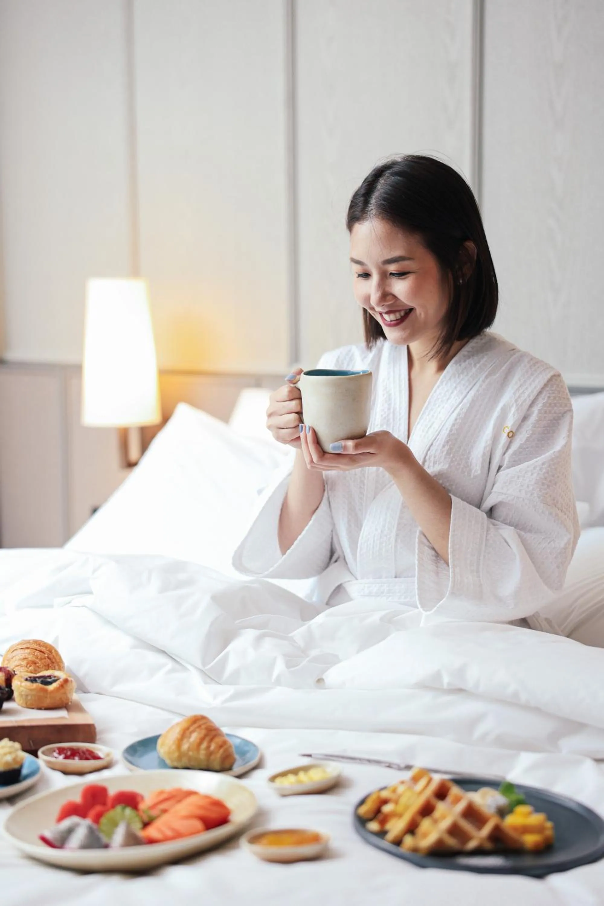 Food and drinks, Bed in Courtyard by Marriott Bangkok Sukhumvit 20