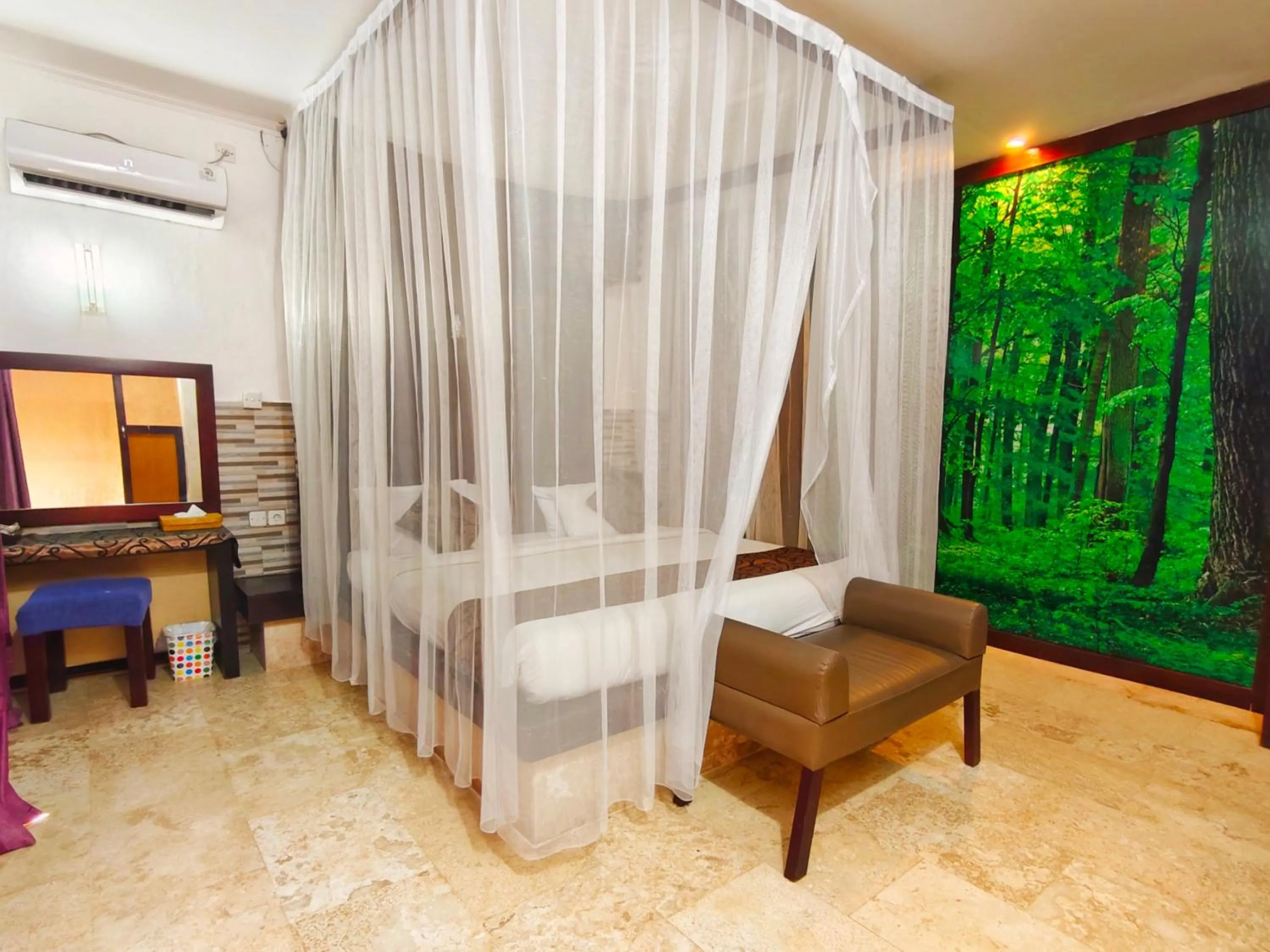 Bedroom, Bed in Private Pool Villas Kuta Bali