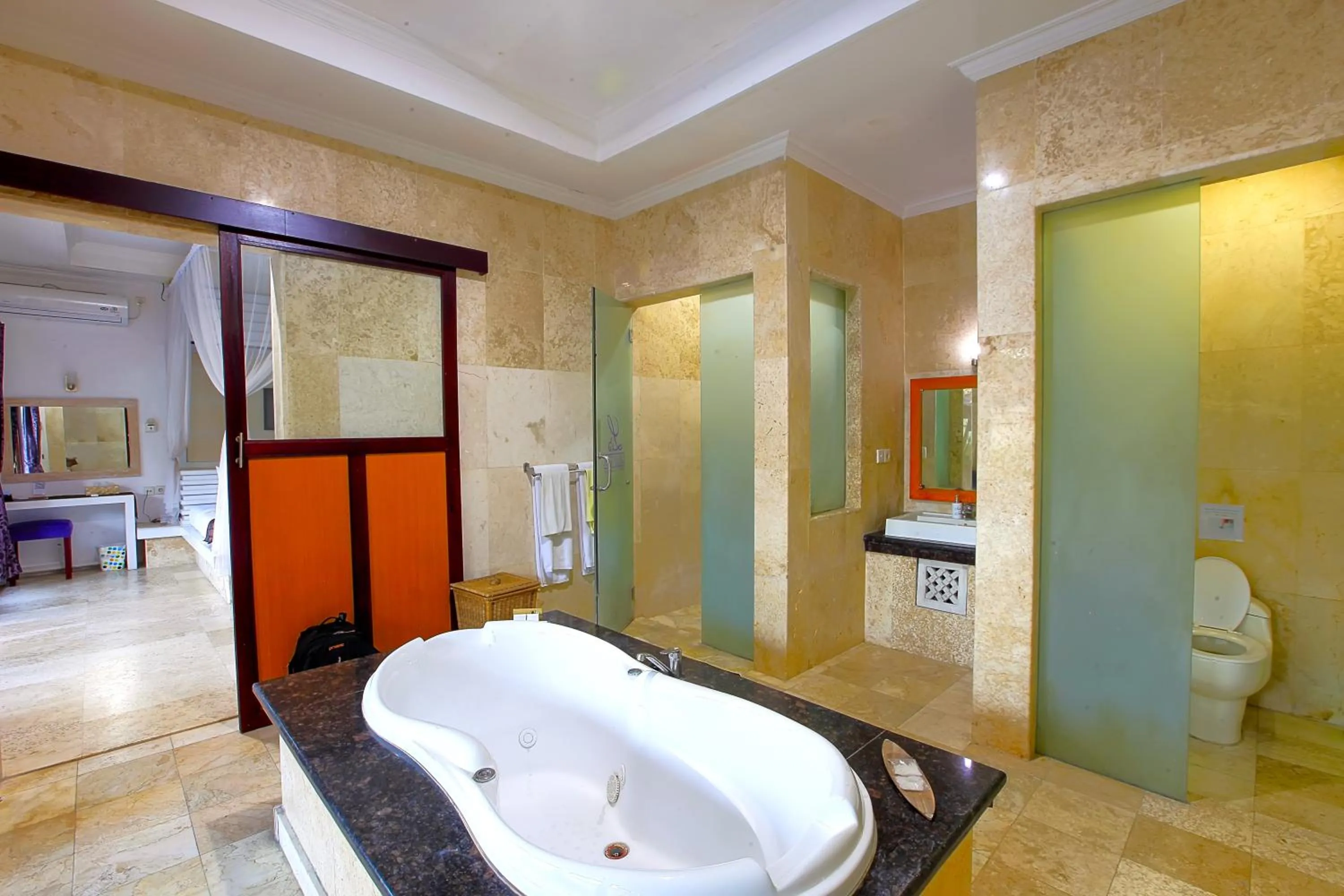 Toilet in Private Pool Villas Kuta Bali