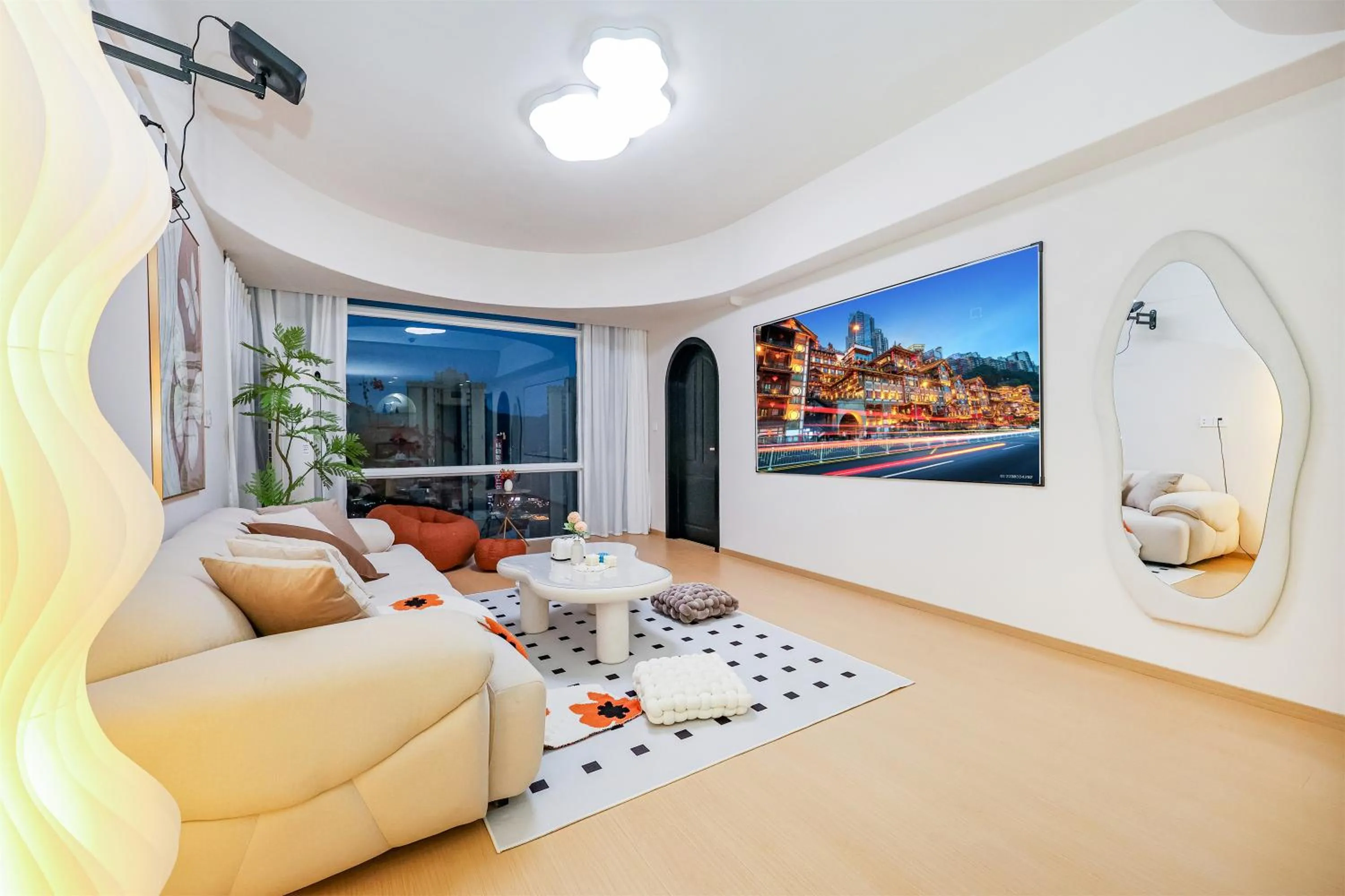 Baihong Sky View Studio with Deep Soak Tub - Jiefangbei Center