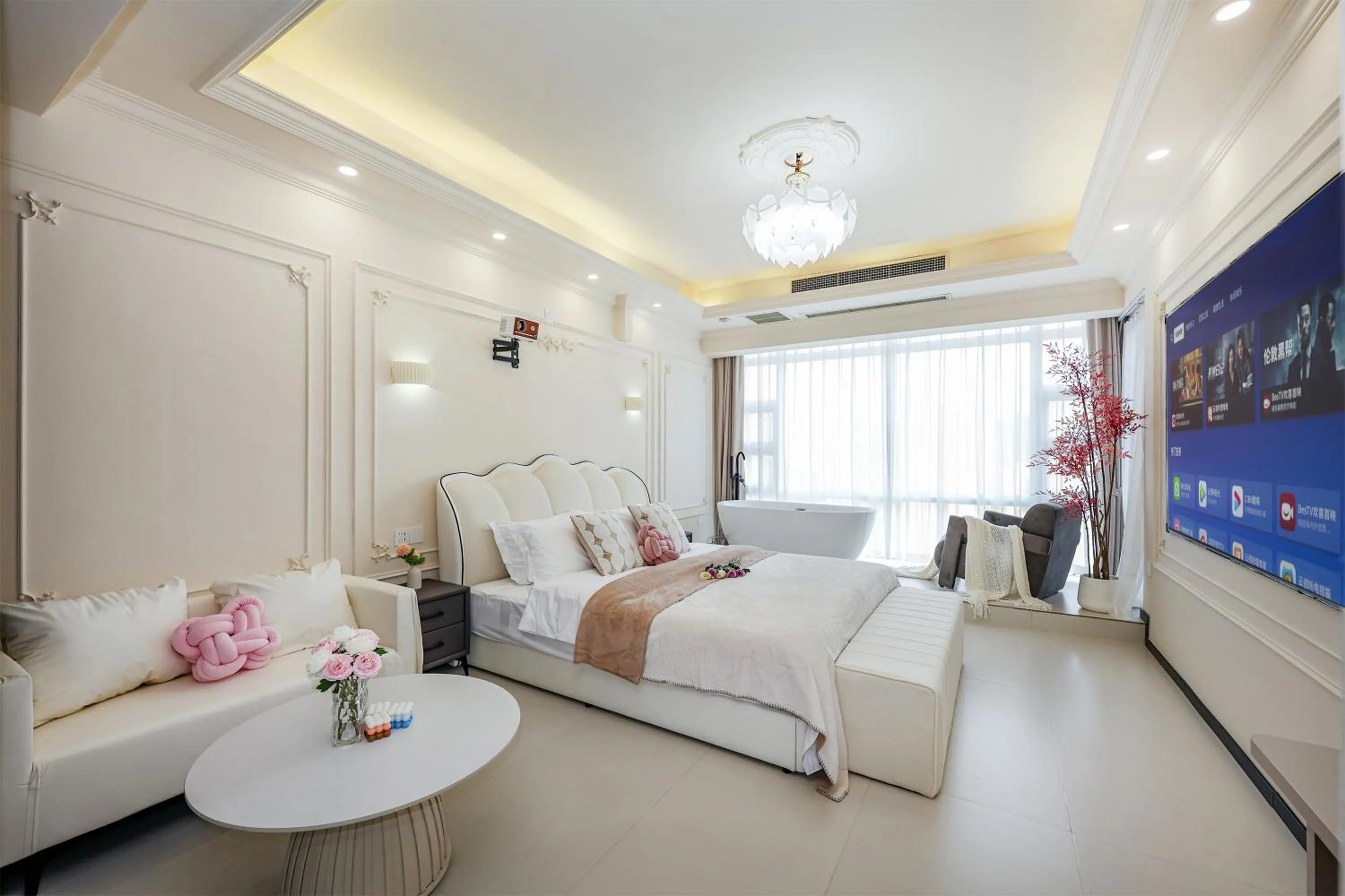 Baihong Sky View Studio with Deep Soak Tub - Jiefangbei Center