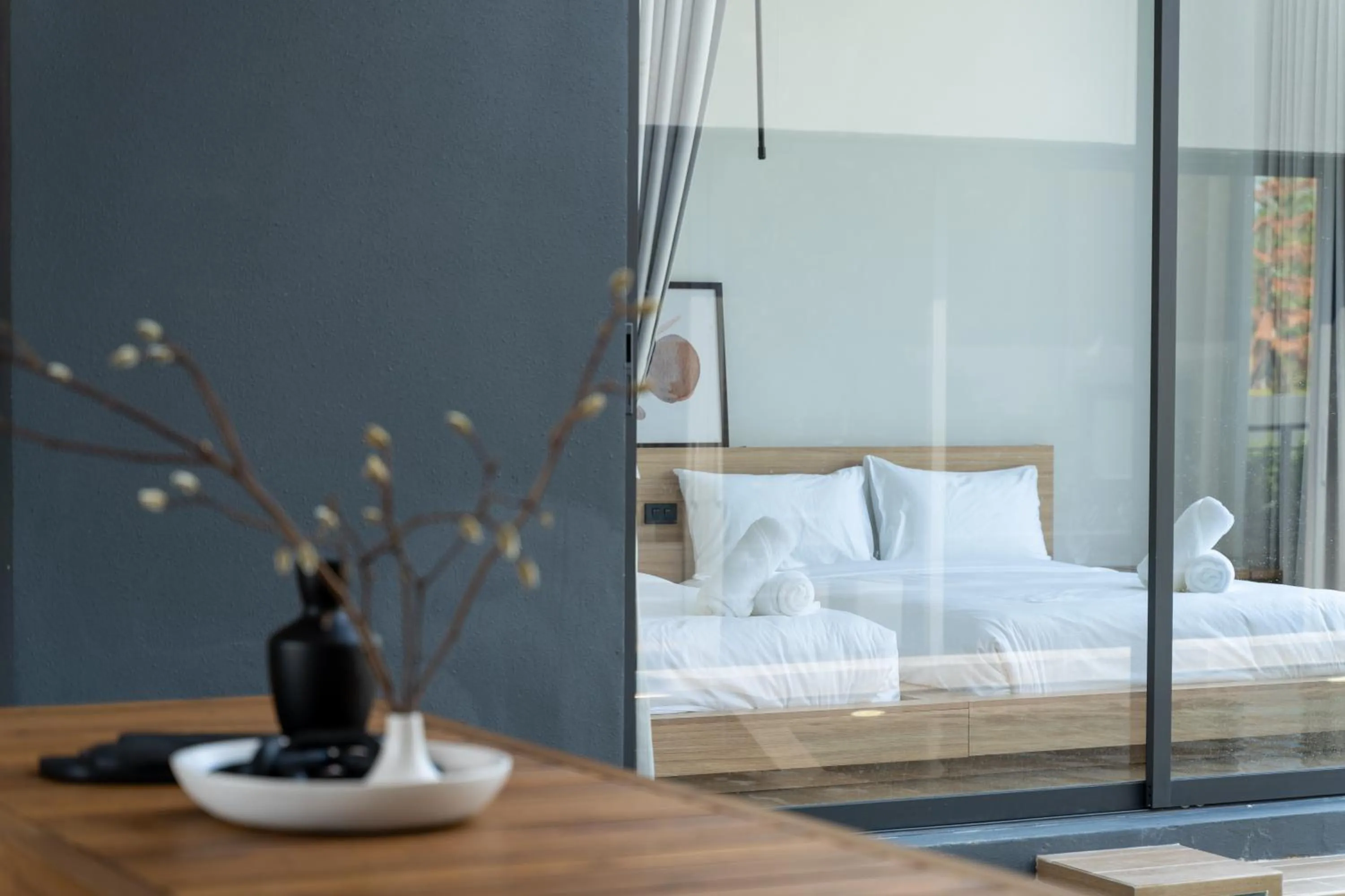 Bedroom, Bed in WABI SABI Onsen Villa Hua Hin