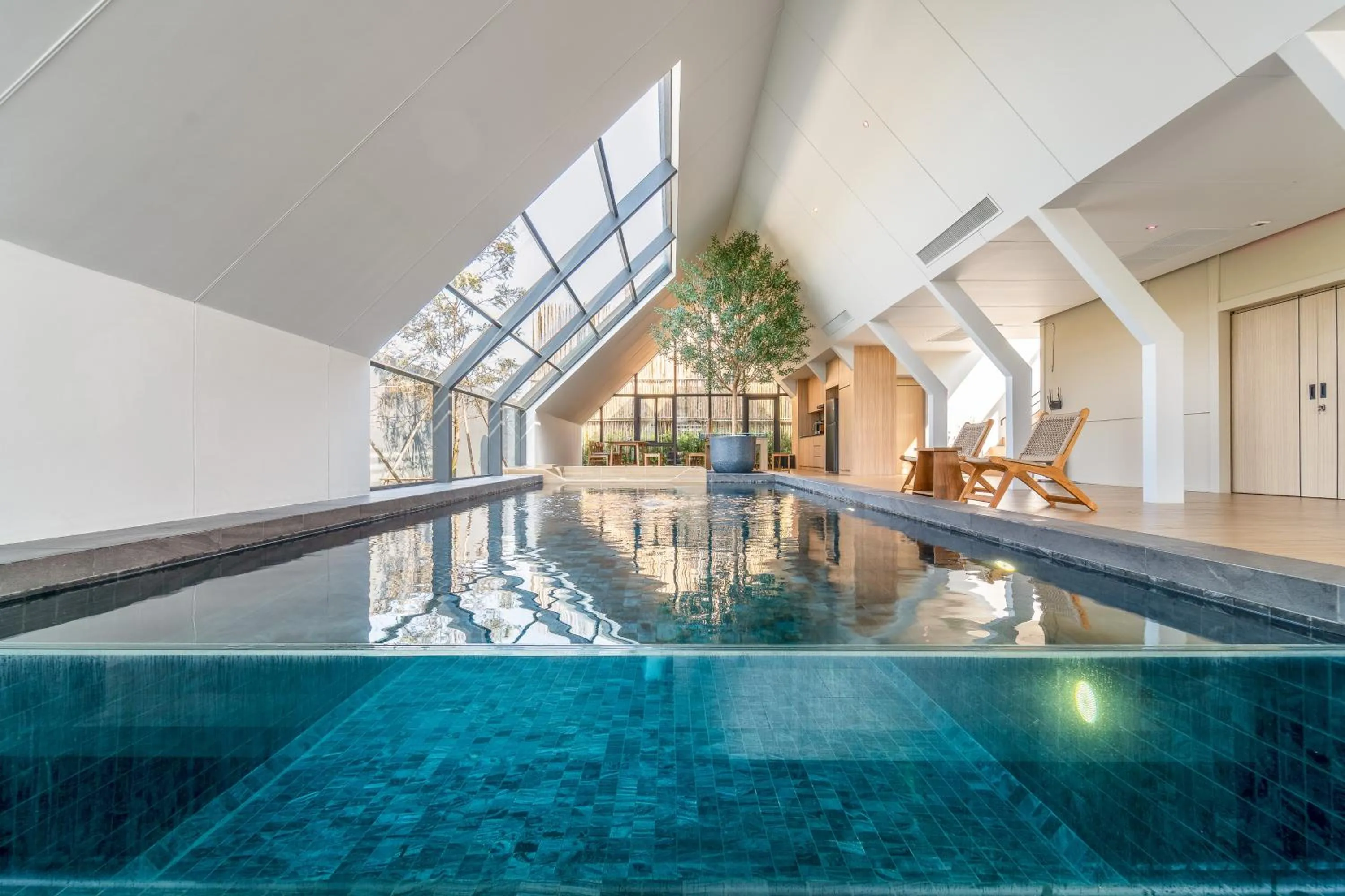 Swimming pool in WABI SABI Onsen Villa Hua Hin