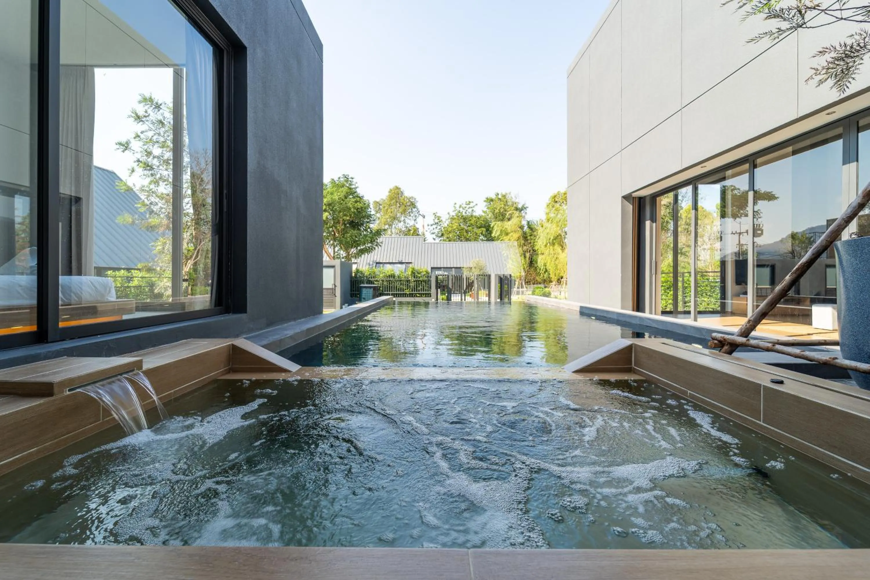 Swimming pool in WABI SABI Onsen Villa Hua Hin