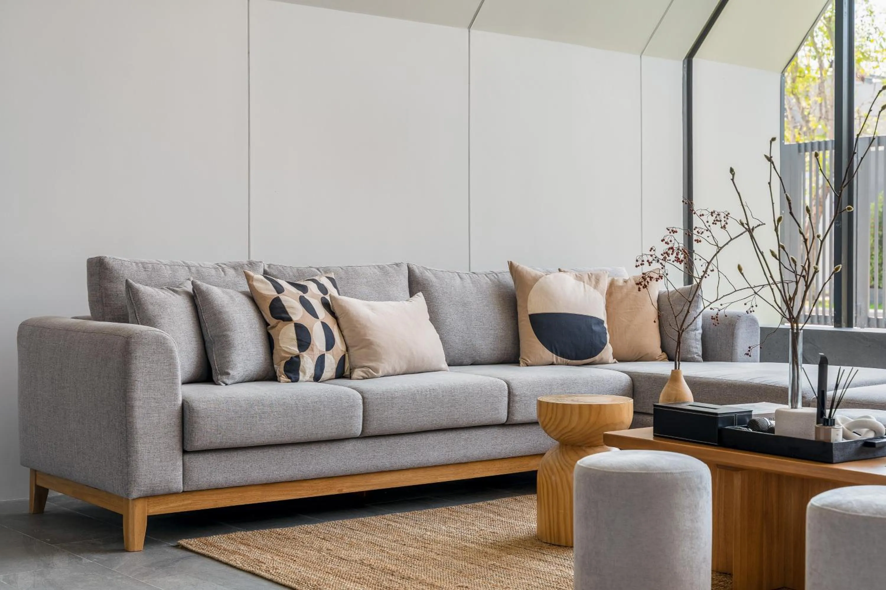 Living room in WABI SABI Onsen Villa Hua Hin