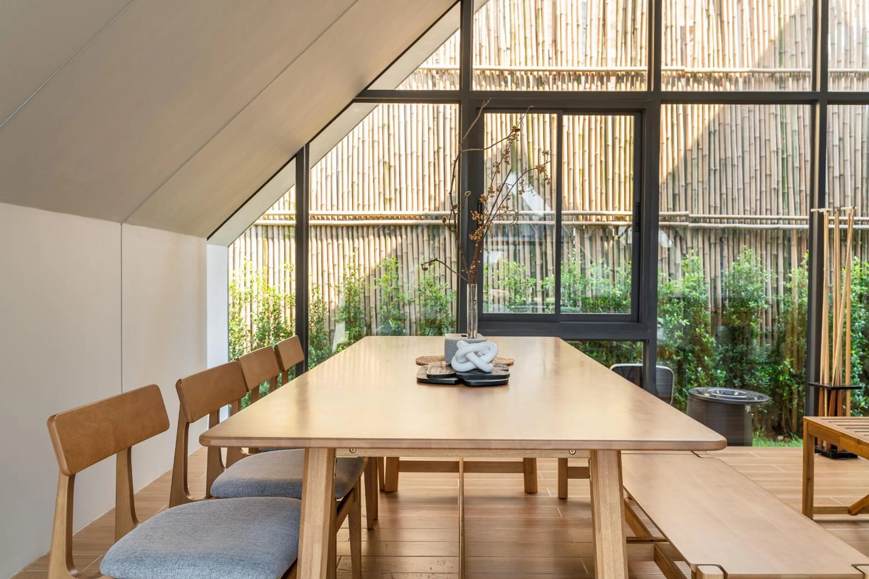 Dining area in WABI SABI Onsen Villa Hua Hin