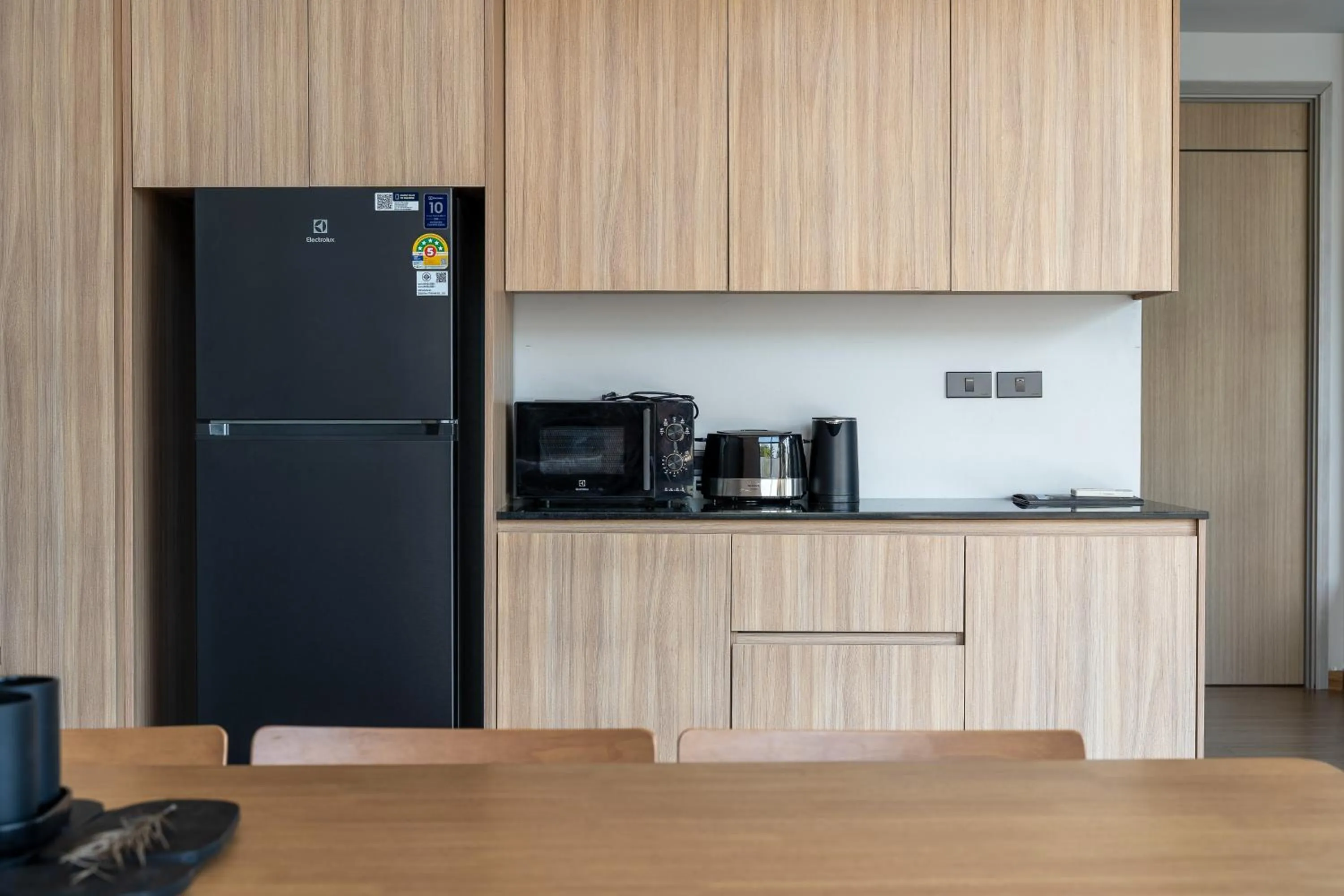 Kitchen or kitchenette in WABI SABI Onsen Villa Hua Hin