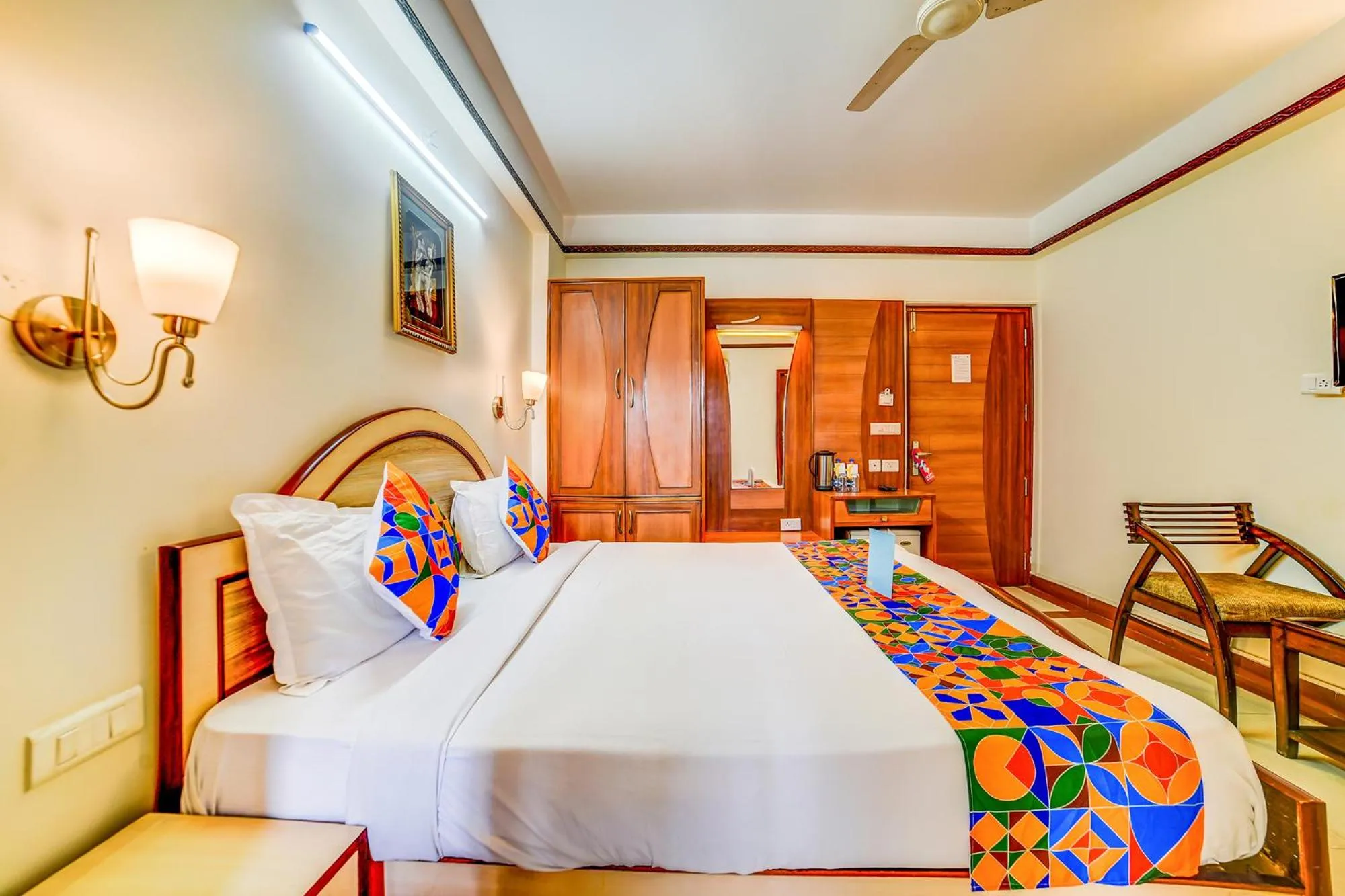 Bedroom, Bed in Hotel Kings Corner