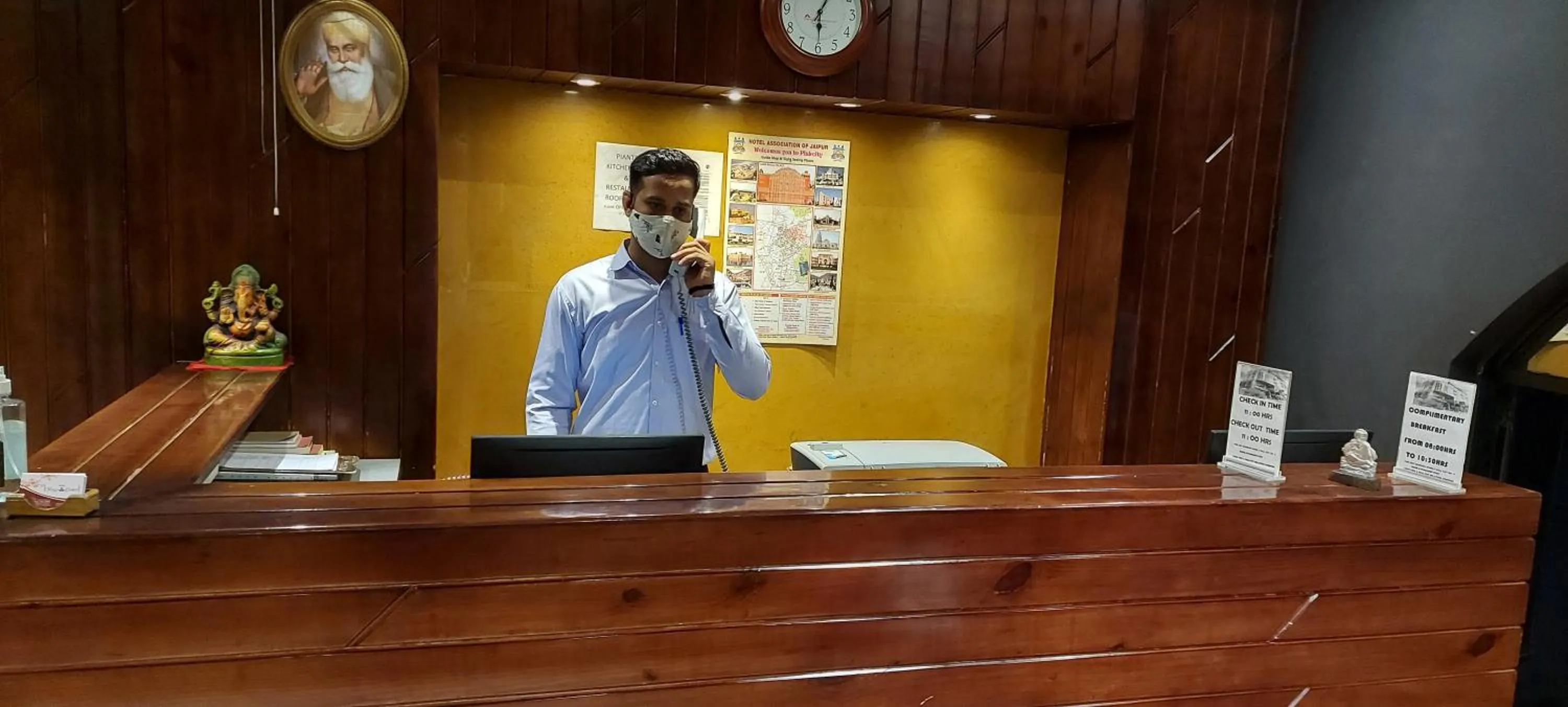 Lobby or reception in Hotel Kings Corner