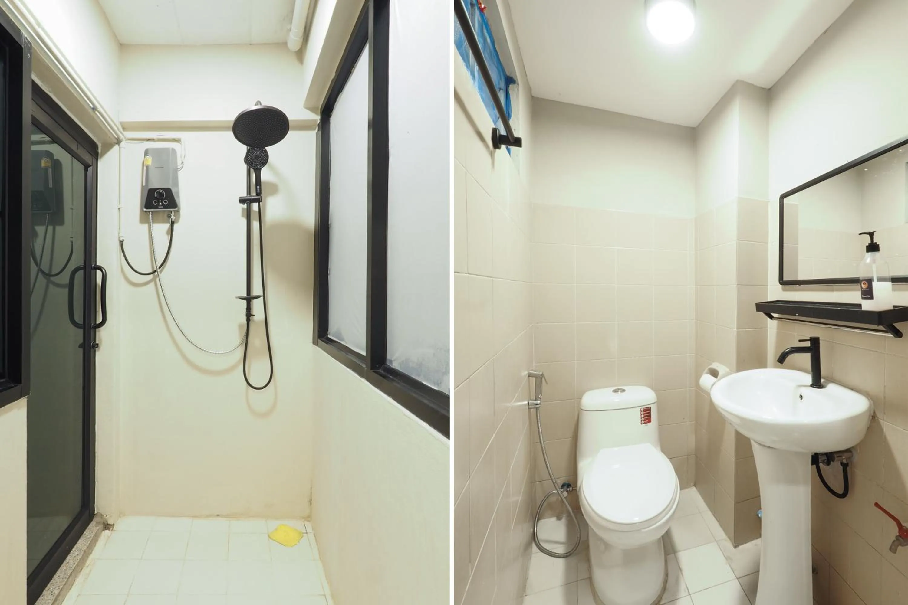 Bathroom in RQ Bangkok Huai Khwang by Collection O