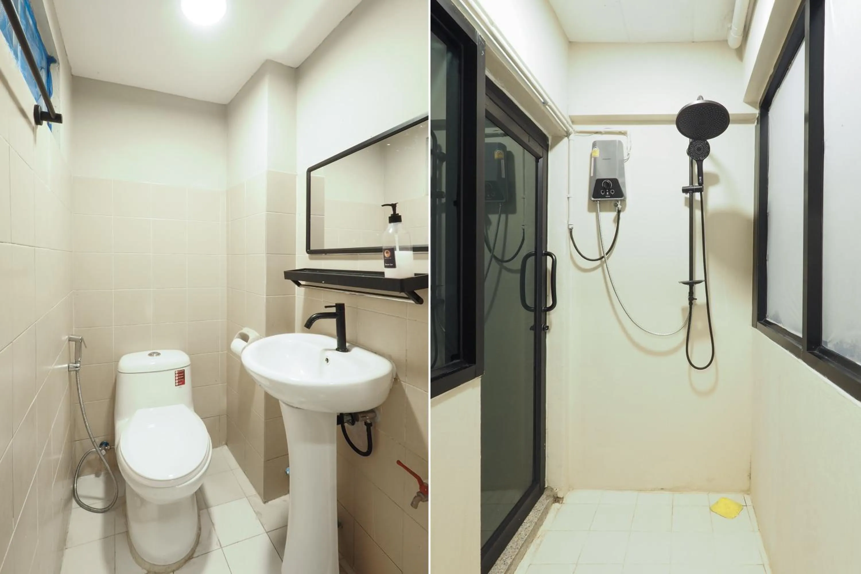 Bathroom in RQ Bangkok Huai Khwang by Collection O