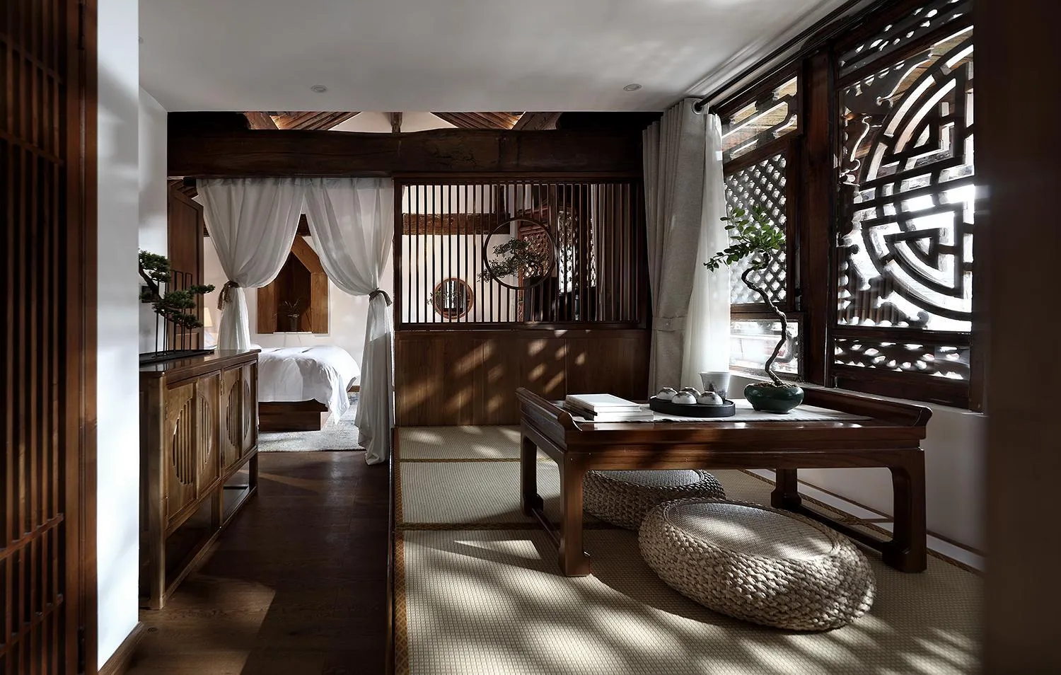 Bedroom, Bed in Tianxifu