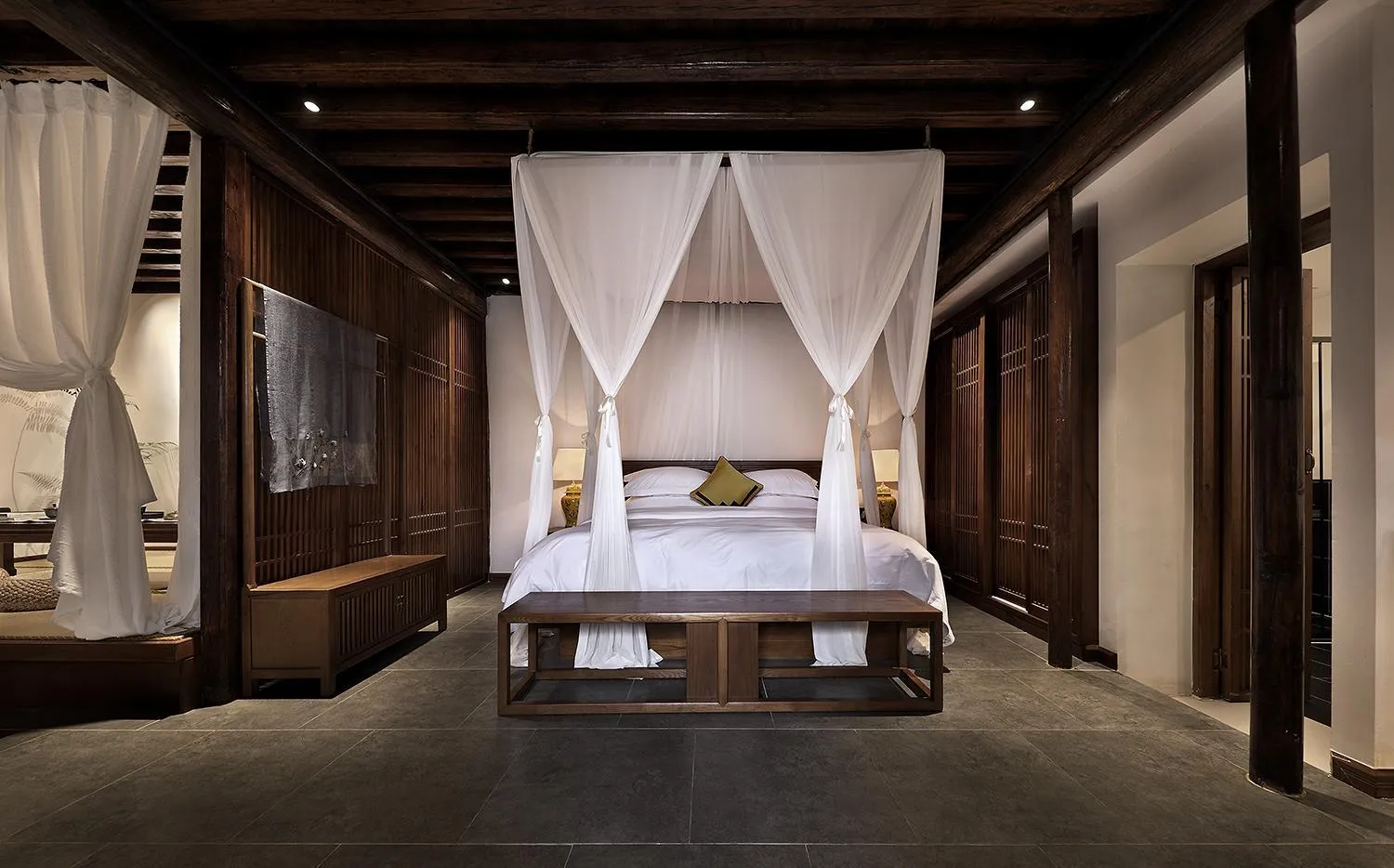 Bedroom, Bed in Tianxifu