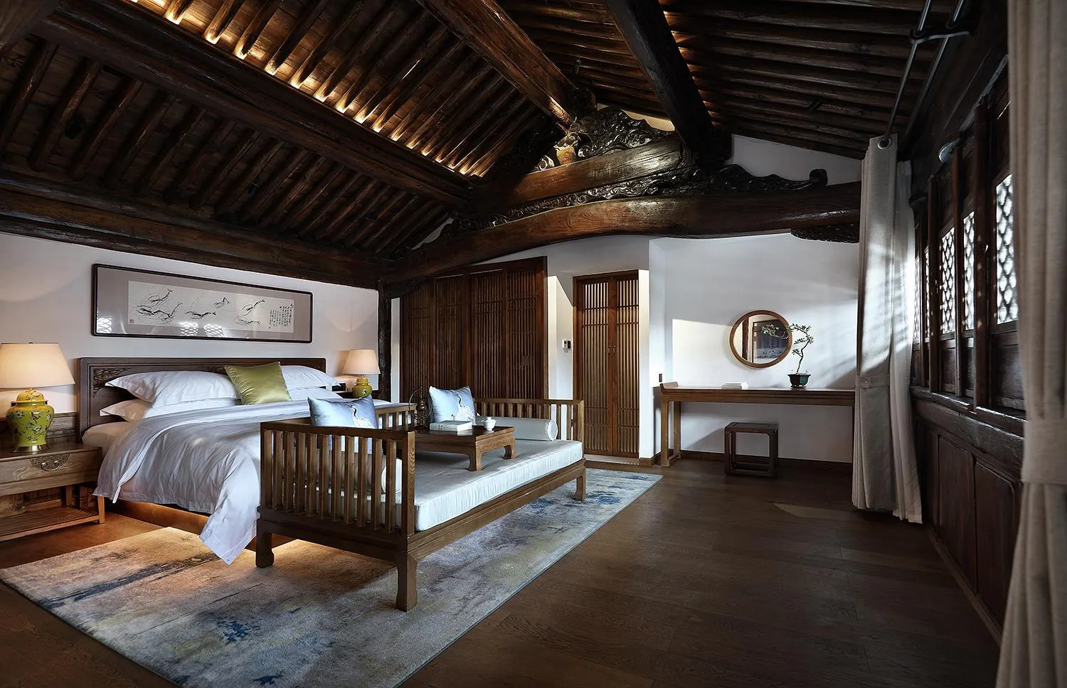 Bedroom, Bed in Tianxifu