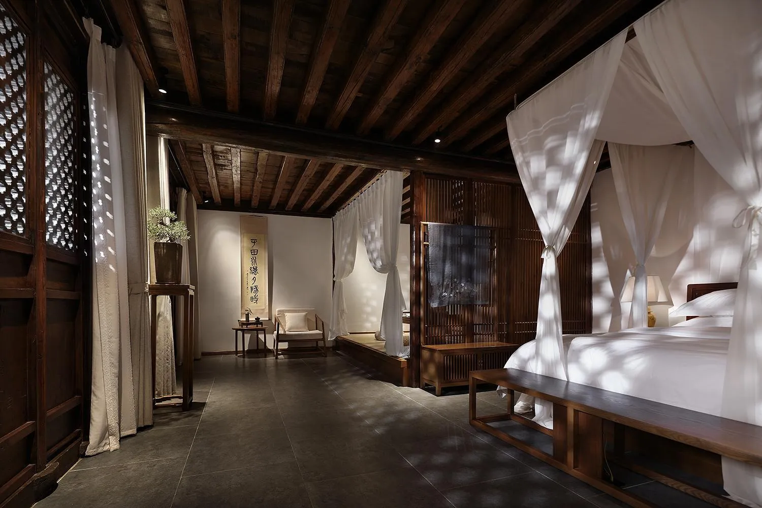 Bedroom, Bed in Tianxifu