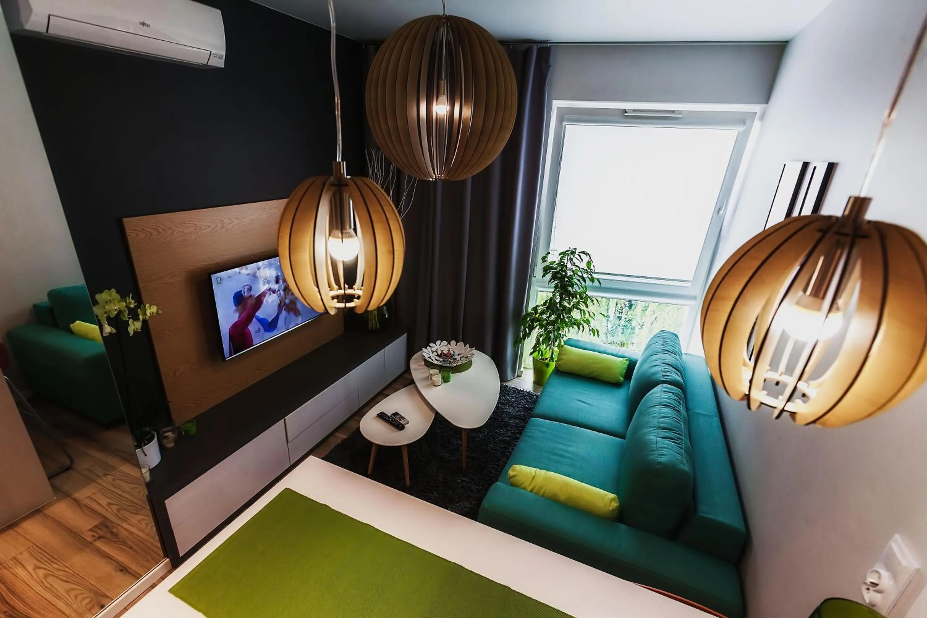 Living room, Bed in RGB studio