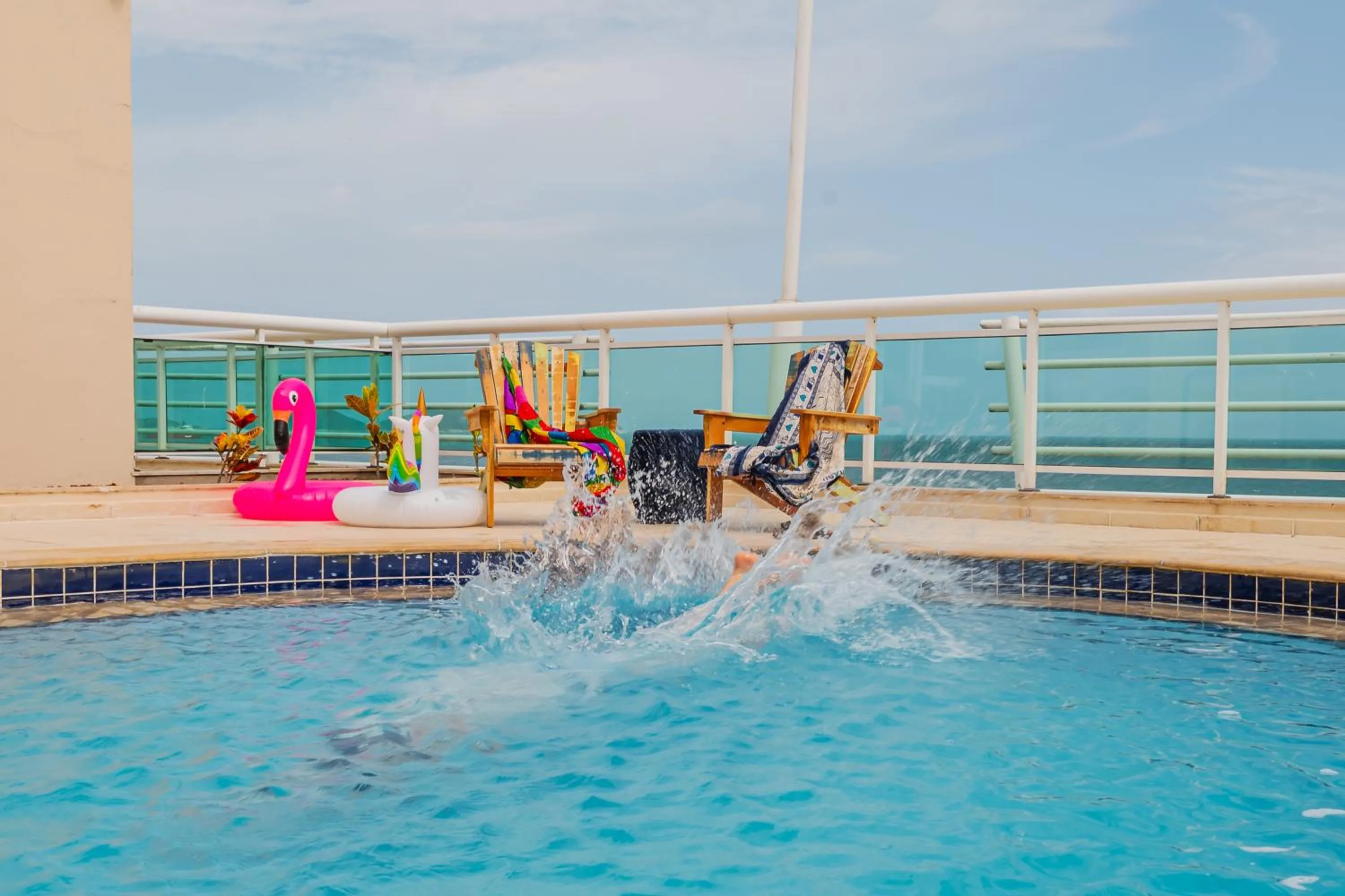 Pool view in Ibis Styles Macaé