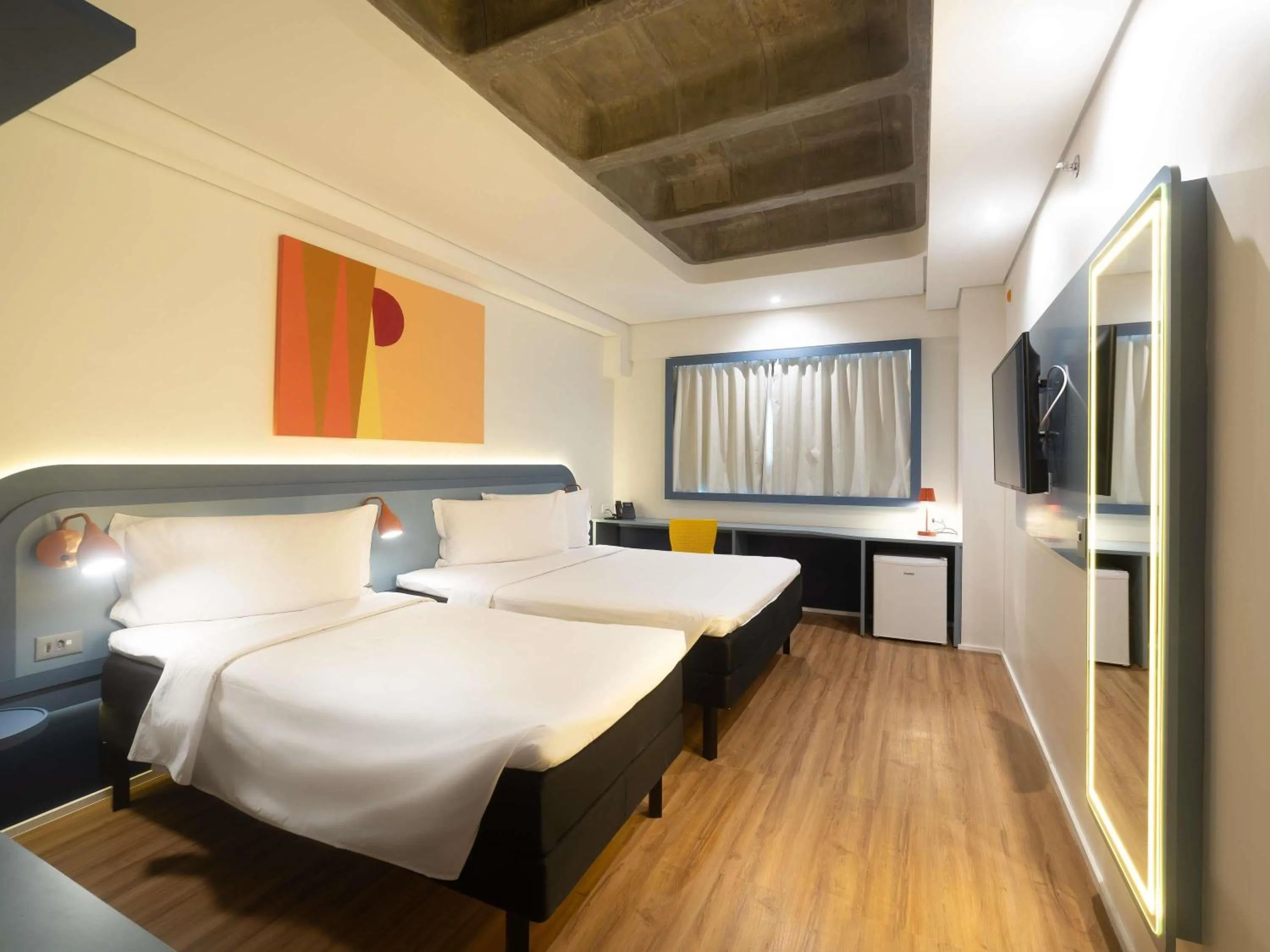 Bedroom, Bed in ibis Styles Fortaleza Shopping Giga Mall