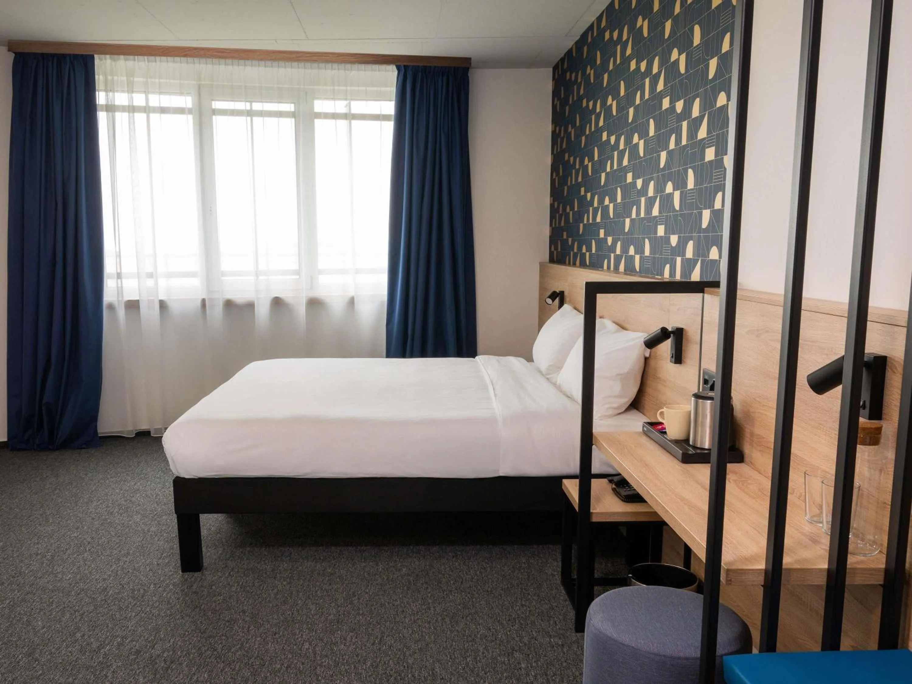 Bedroom, Bed in ibis Styles Debrecen Airport