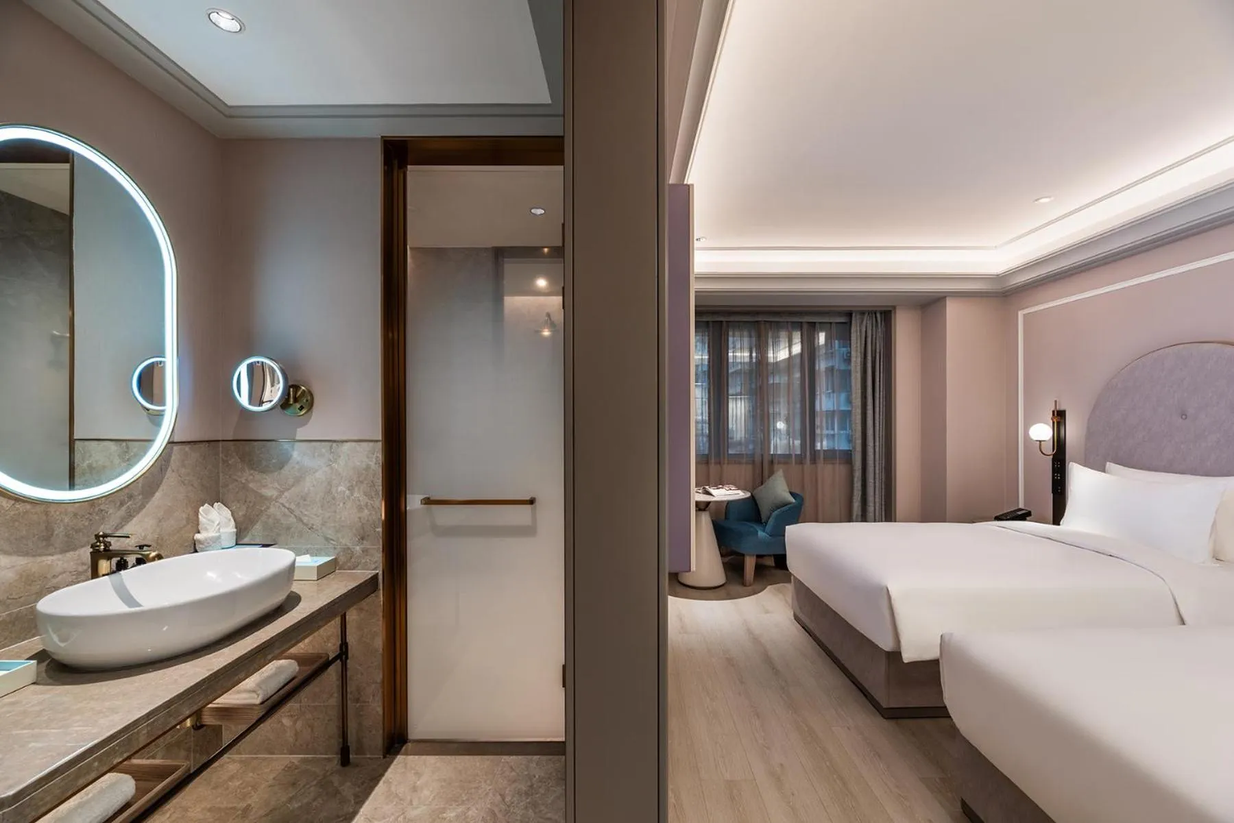 Property building, Bed in Mercure Ningbo Yinzhou