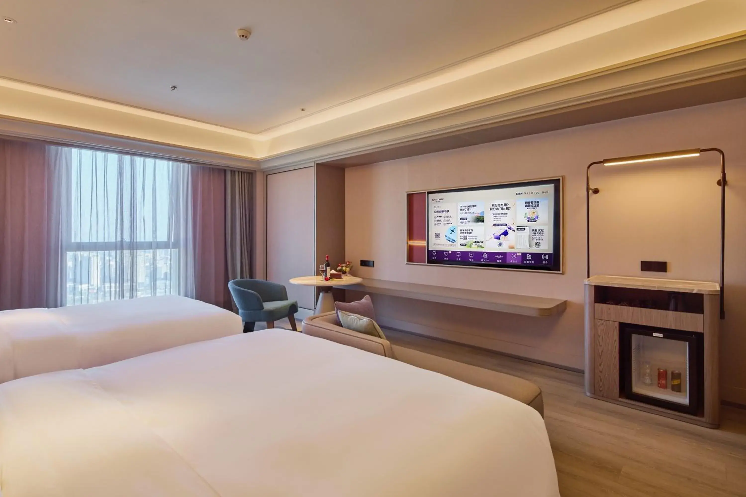 Classic Family Room with One King and One Single Beds in Mercure Huzhou Nanxun Ancient Town Classic Family Room with One King and One Single Beds in Mercure Huzhou Nanxun Ancient Town