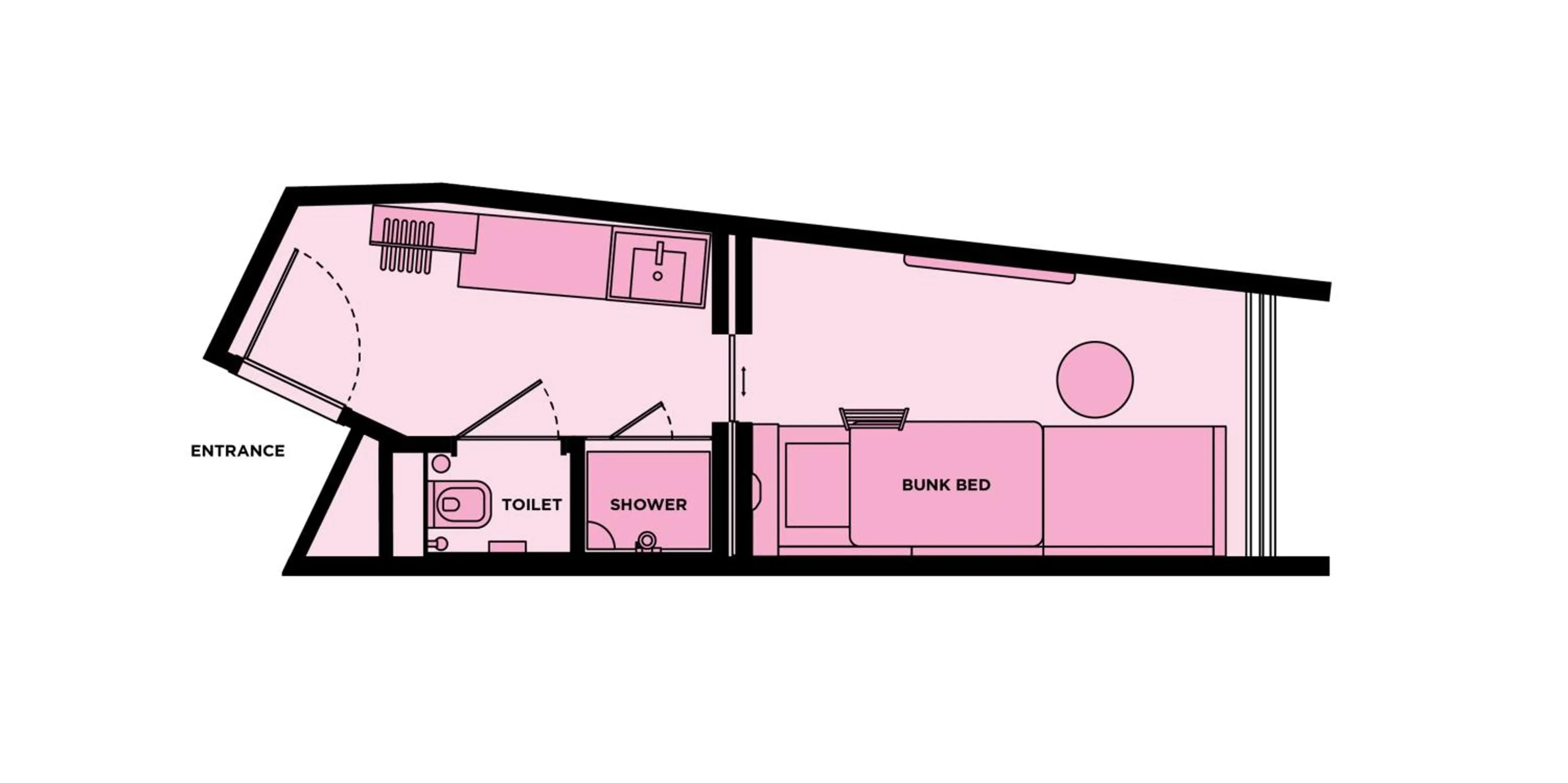 Floor plan in Mama Shelter Singapore Orchard