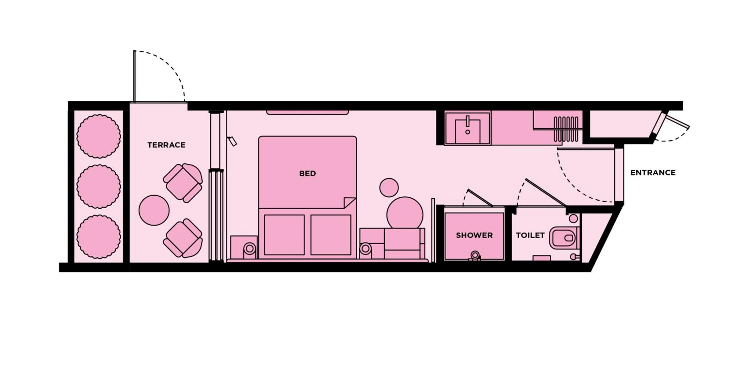 Floor plan in Mama Shelter Singapore Orchard