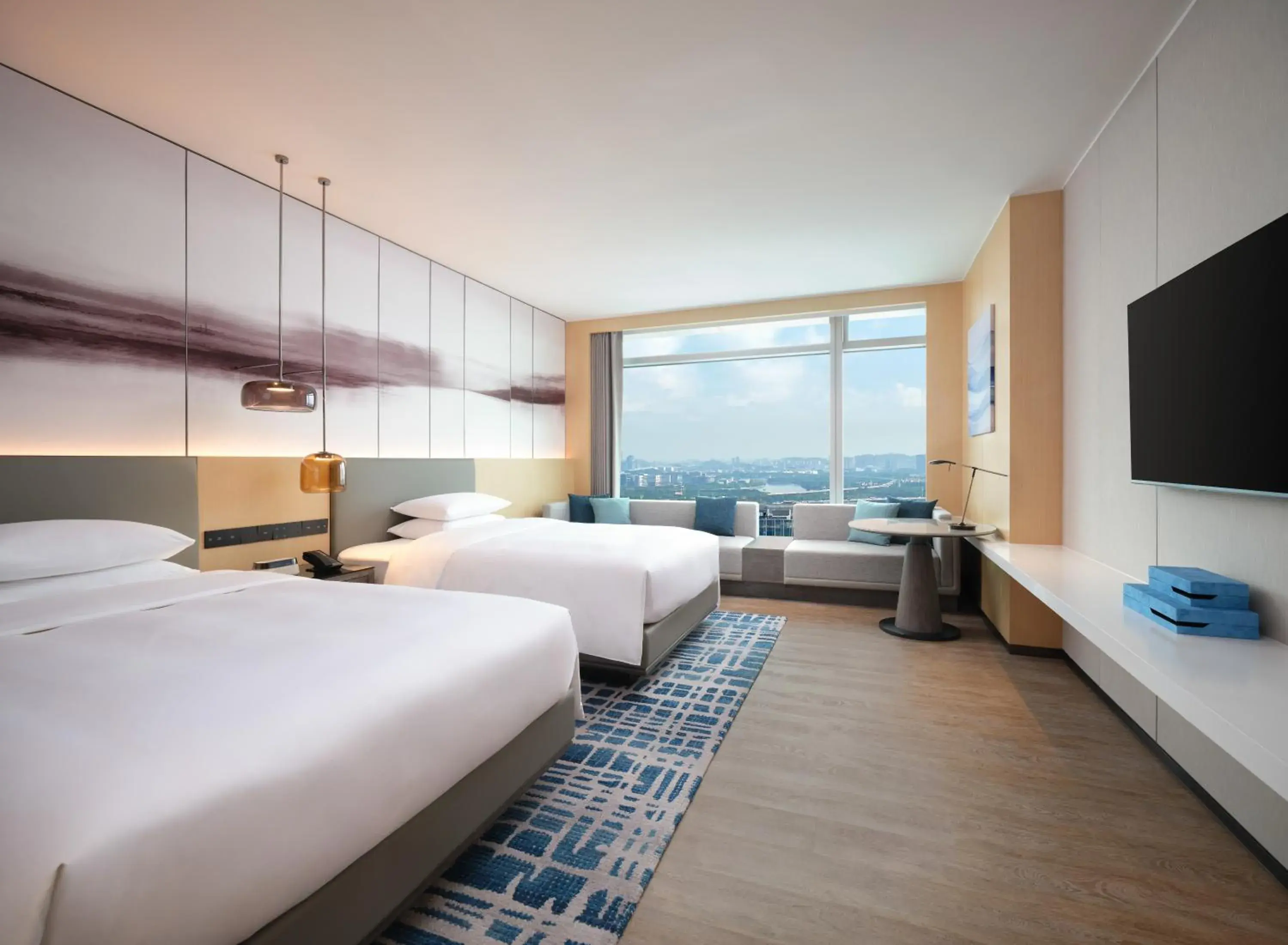 Classic Twin Room - single occupancy in Courtyard by Marriott Guangzhou Pazhou Classic Twin Room - single occupancy in Courtyard by Marriott Guangzhou Pazhou