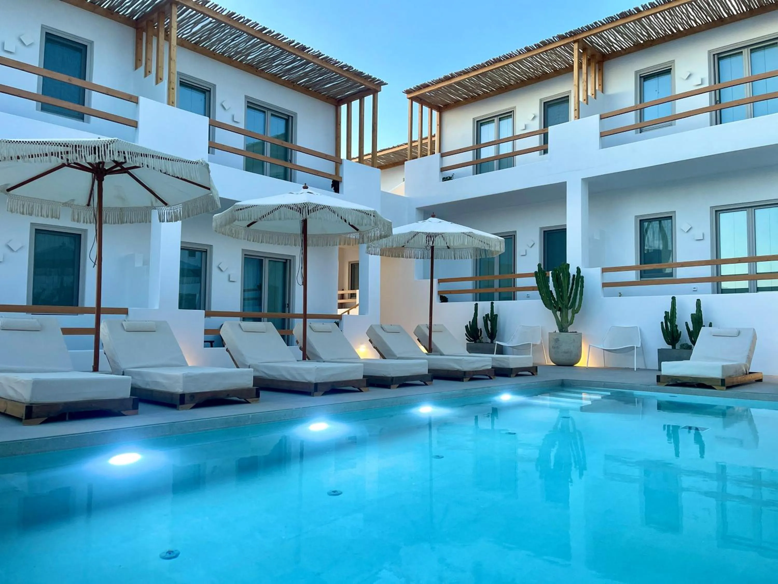 Property building in Mykonos Dot Suites