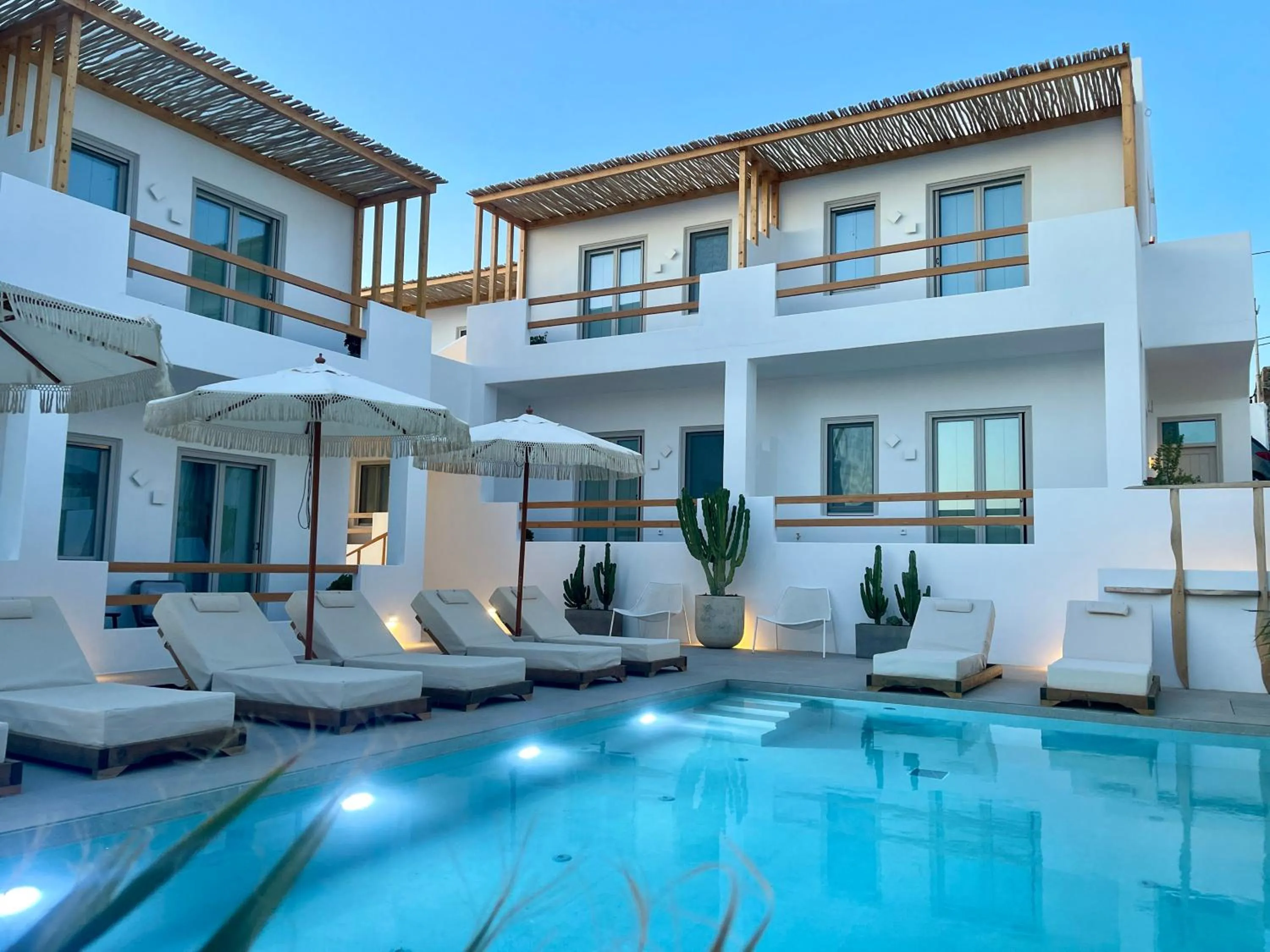 Property building in Mykonos Dot Suites