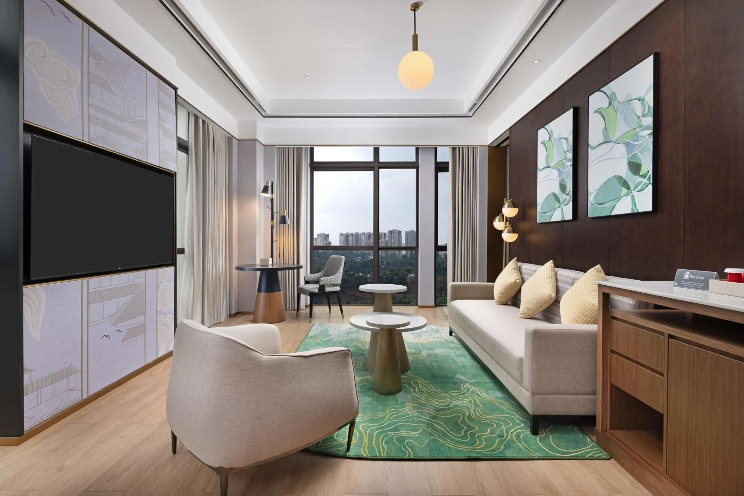Living room in Hilton Garden Inn Leshan Shizhong