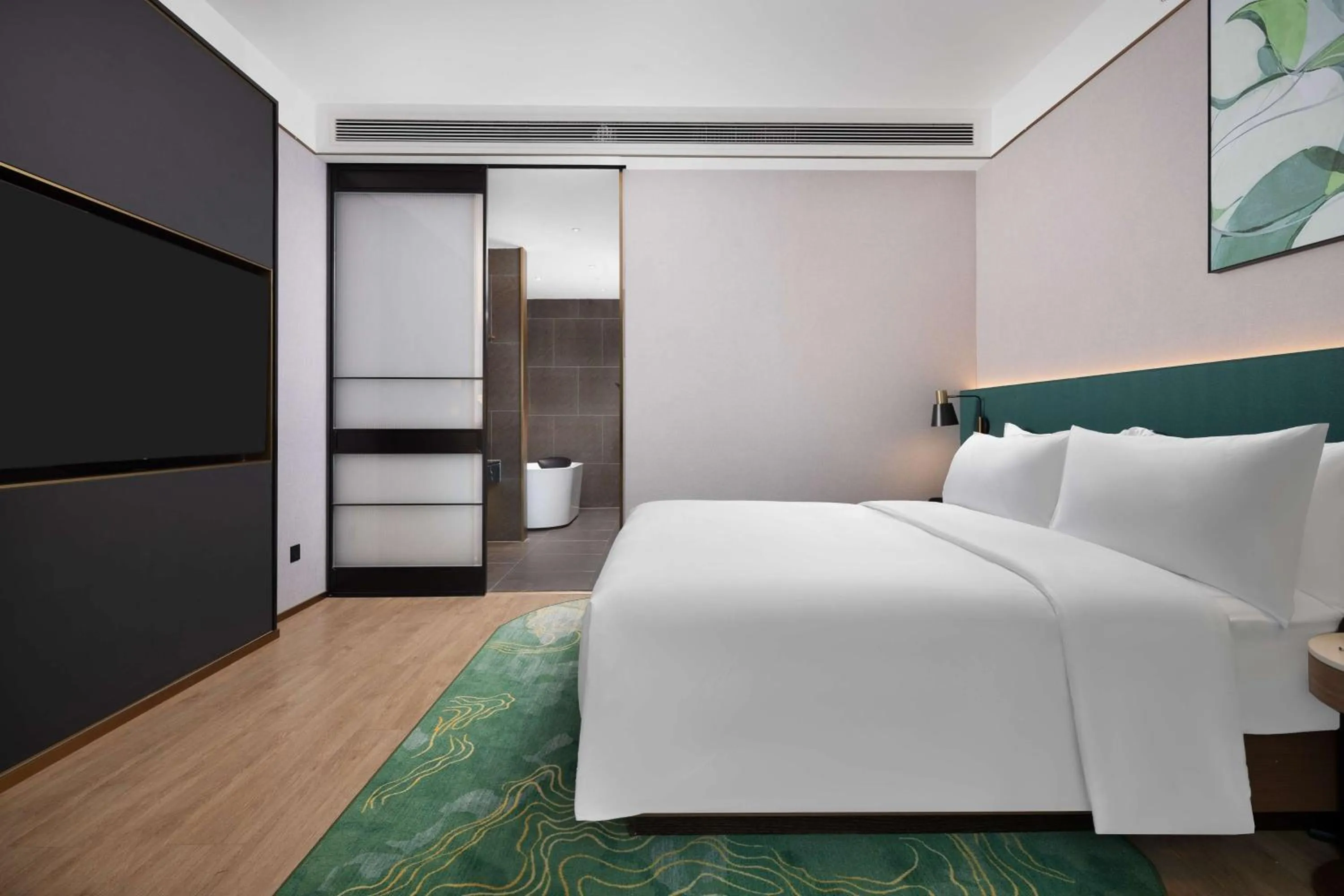 Bed in Hilton Garden Inn Leshan Shizhong