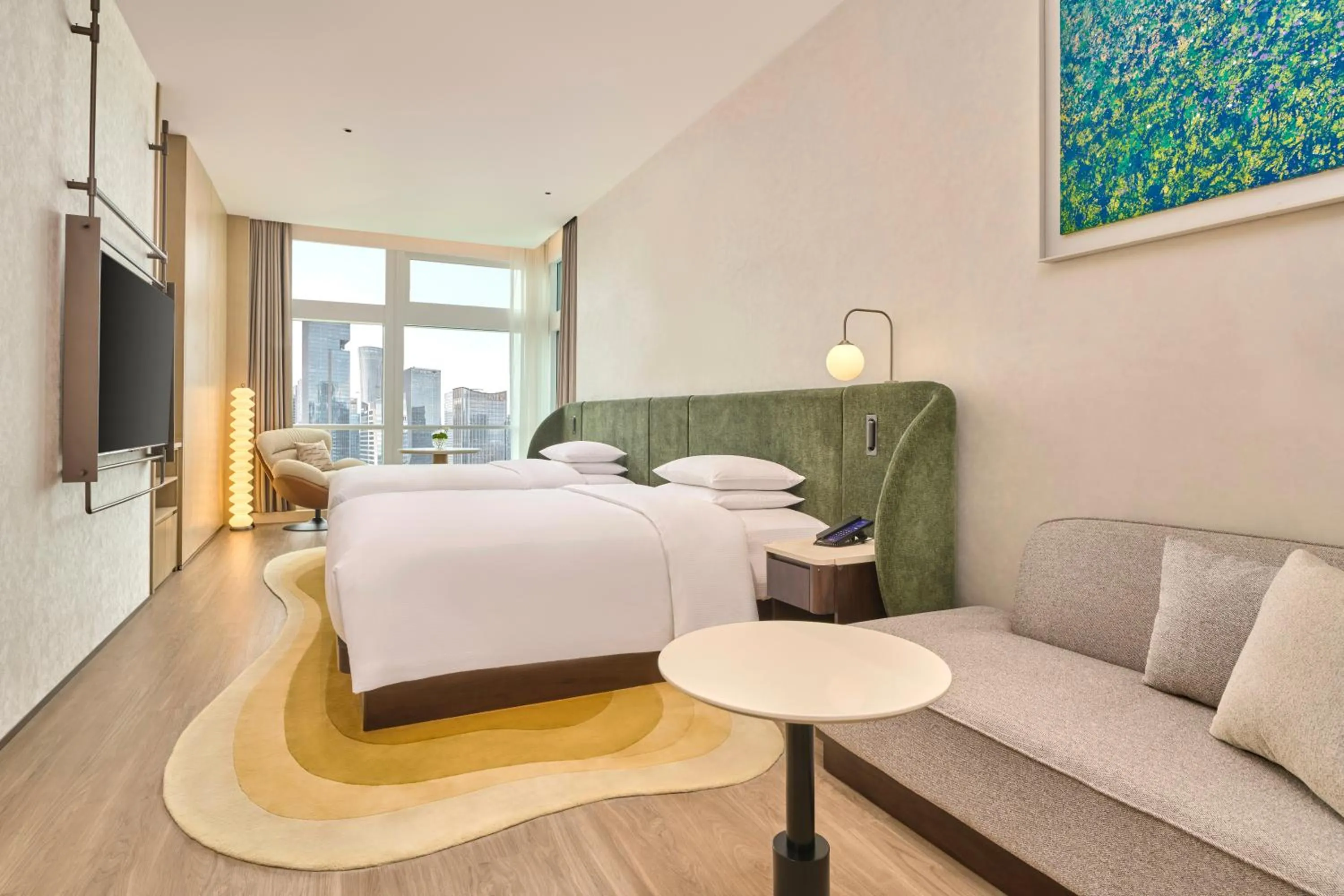 Photo of the whole room, Bed in Doubletree By Hilton Shenzhen Bay