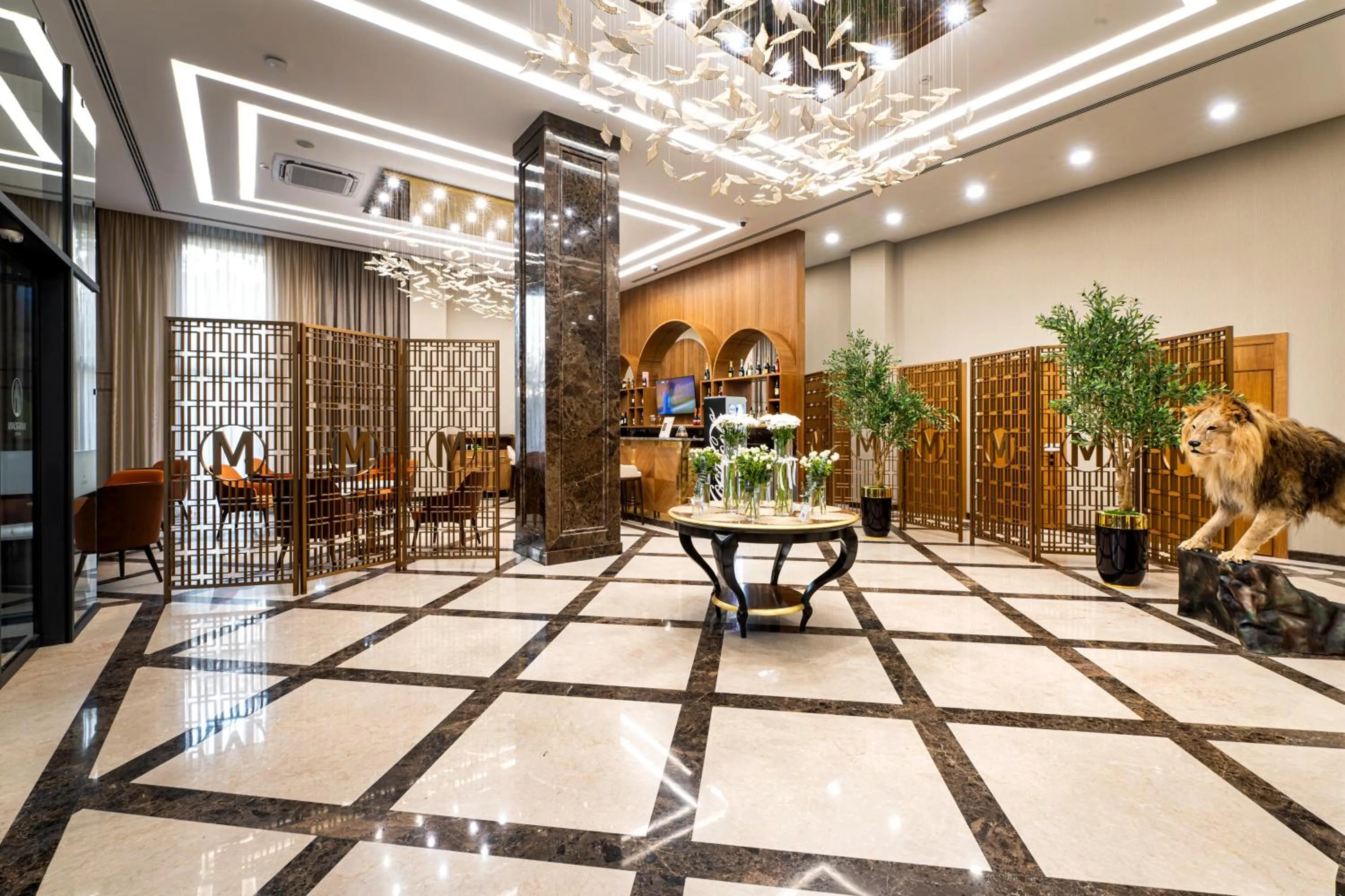 Seating area in Mardan Hotel